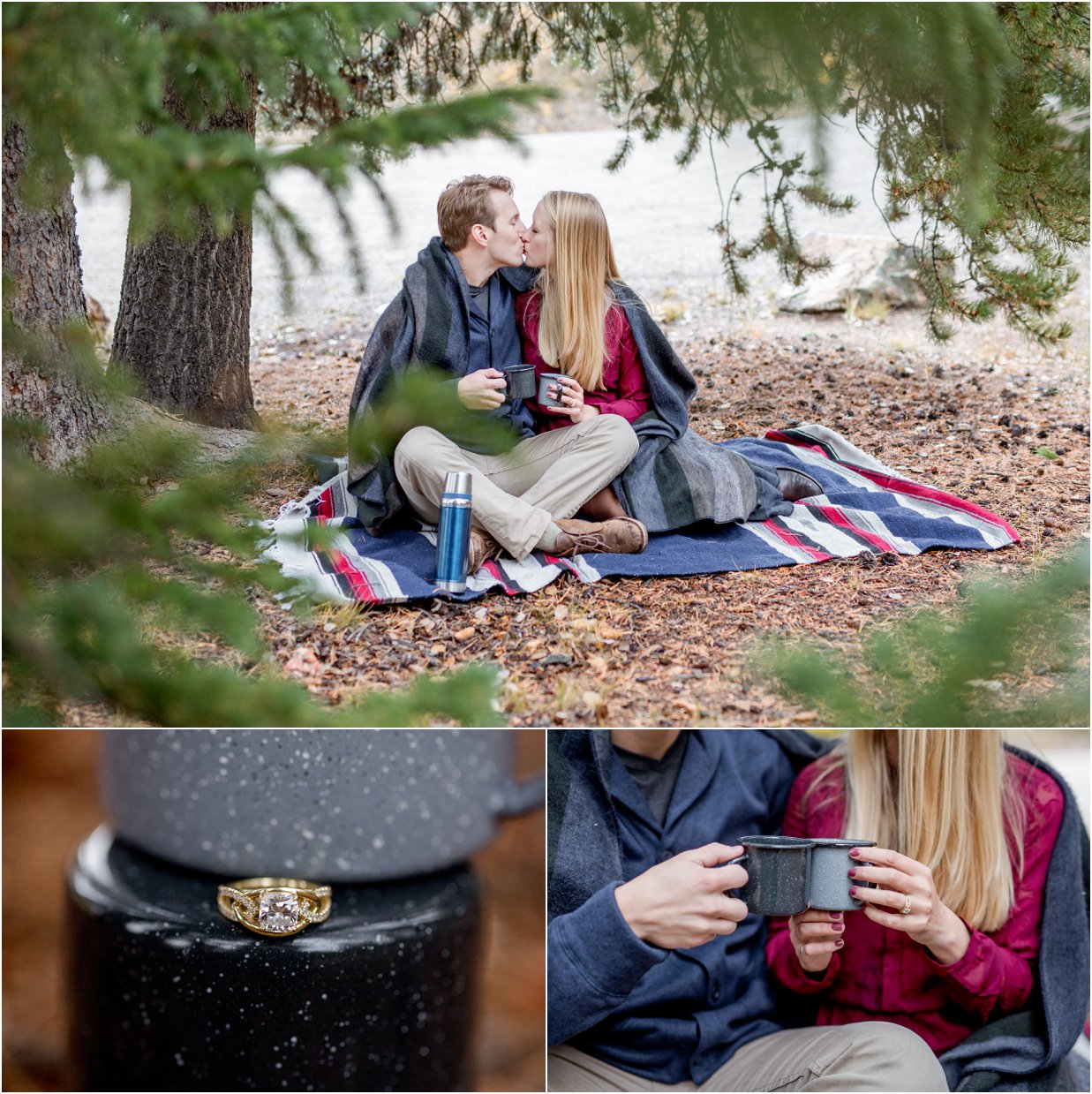 Golden, Colorado Engagement Session in Kenosha Pass by Greeley, Colorado Wedding Photographer