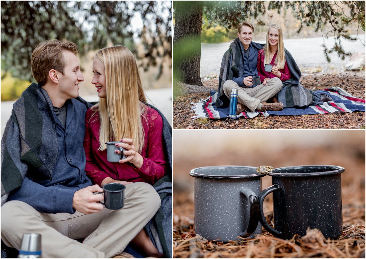 Golden, Colorado Engagement Session in Kenosha Pass by Greeley, Colorado Wedding Photographer