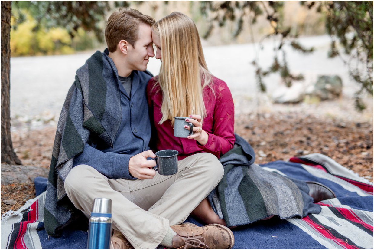 Golden, Colorado Engagement Session in Kenosha Pass by Greeley, Colorado Wedding Photographer