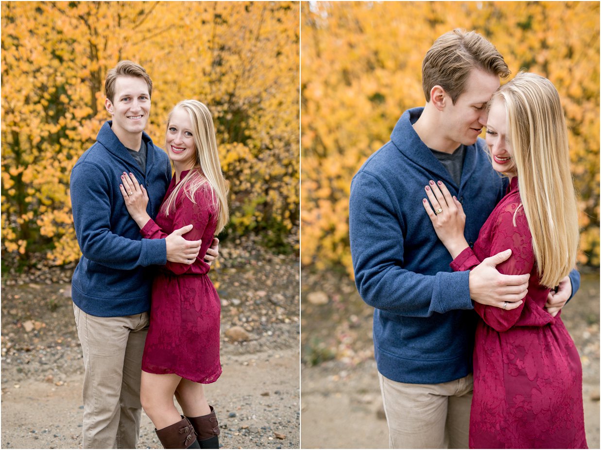 Golden, Colorado Engagement Session in Kenosha Pass by Greeley, Colorado Wedding Photographer