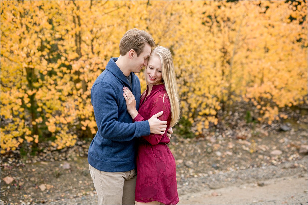 Golden, Colorado Engagement Session in Kenosha Pass by Greeley, Colorado Wedding Photographer