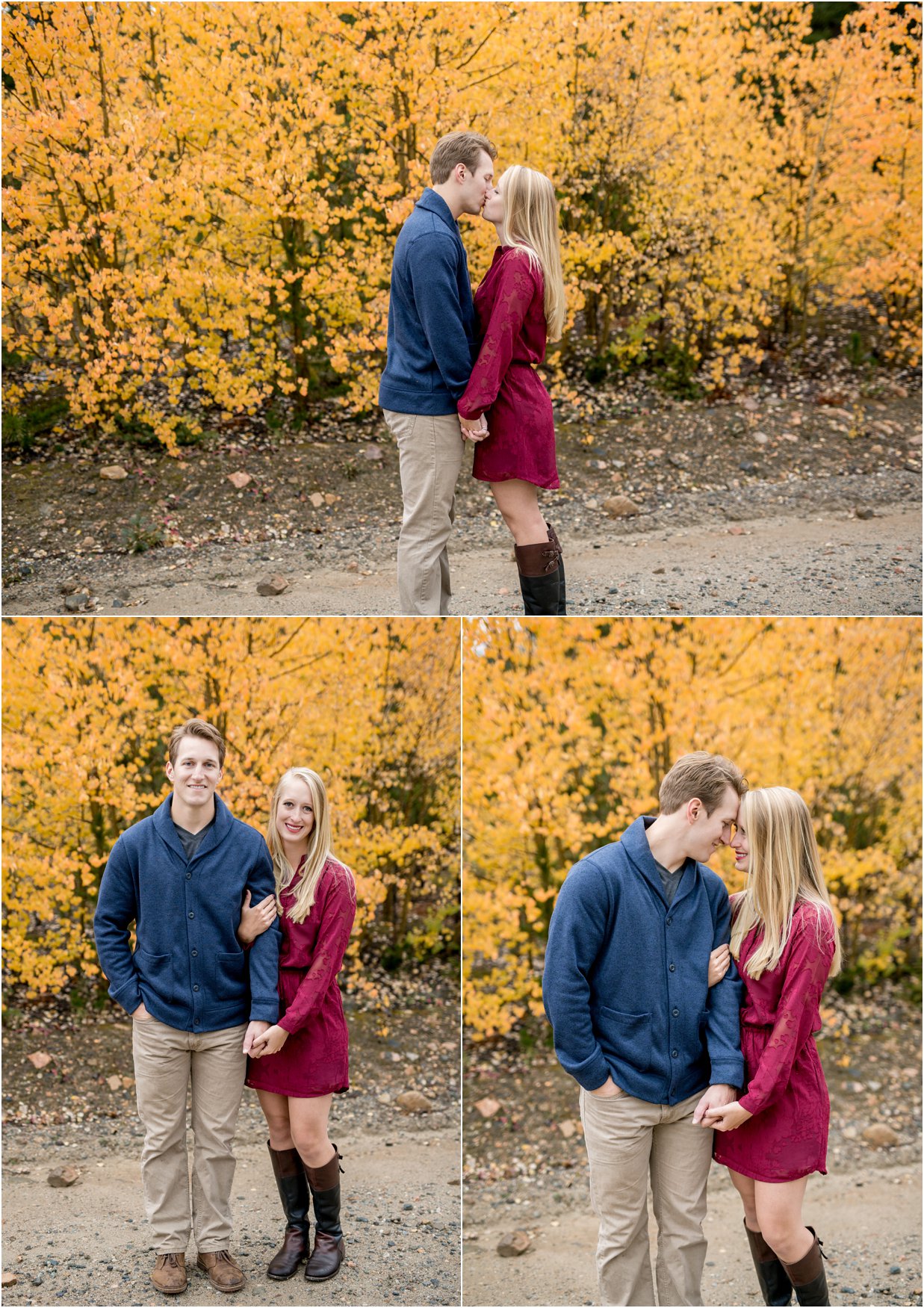 Golden, Colorado Engagement Session in Kenosha Pass by Greeley, Colorado Wedding Photographer