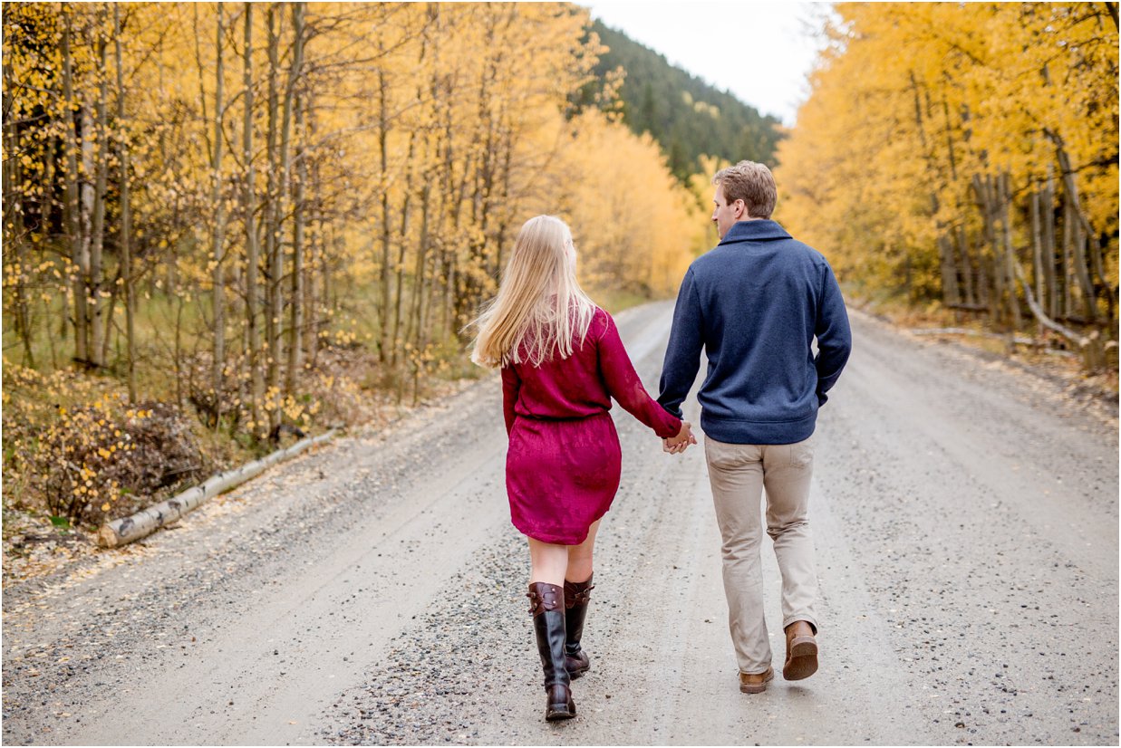 Golden, Colorado Engagement Session in Kenosha Pass by Greeley, Colorado Wedding Photographer