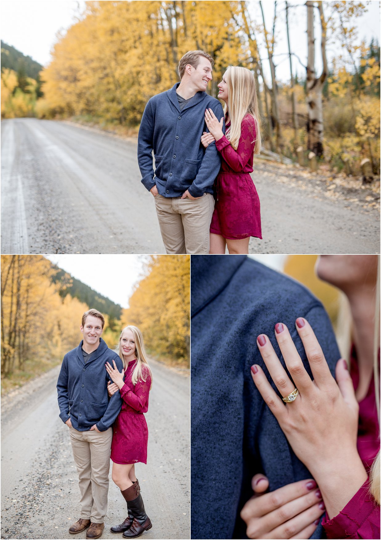 Golden, Colorado Engagement Session in Kenosha Pass by Greeley, Colorado Wedding Photographer