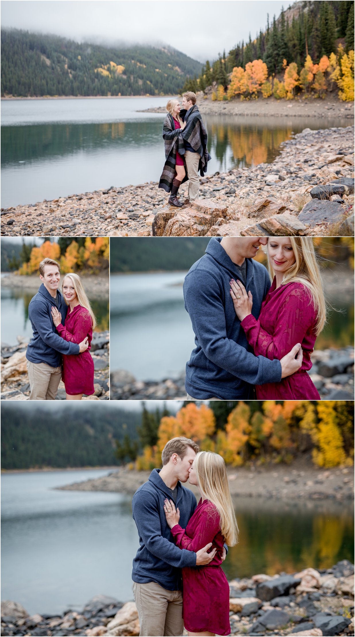 Golden, Colorado Engagement Session in Kenosha Pass by Greeley, Colorado Wedding Photographer