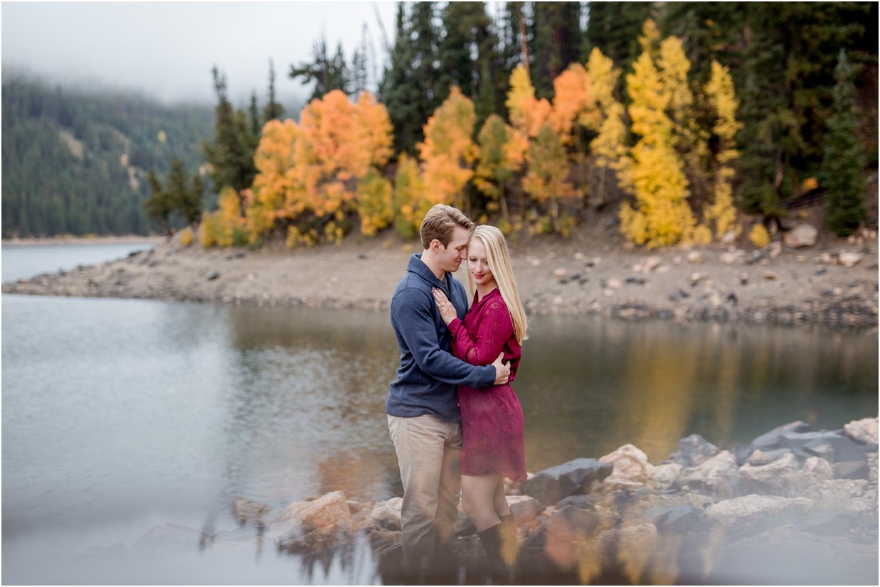 Golden, Colorado Engagement Session in Kenosha Pass by Greeley, Colorado Wedding Photographer