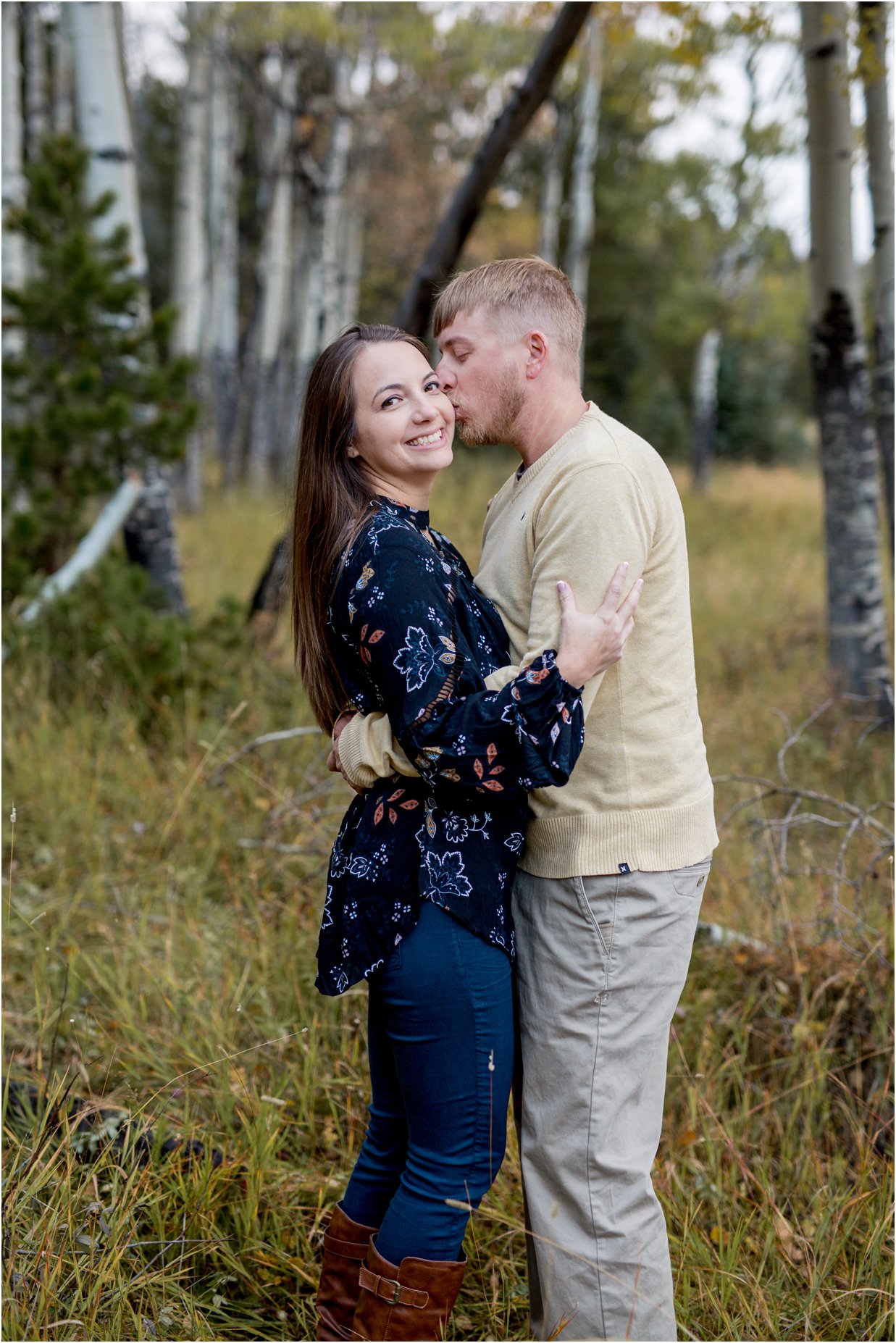  Rocky Mountain National Park Engagement Session by Greeley, Colorado Wedding Photographer