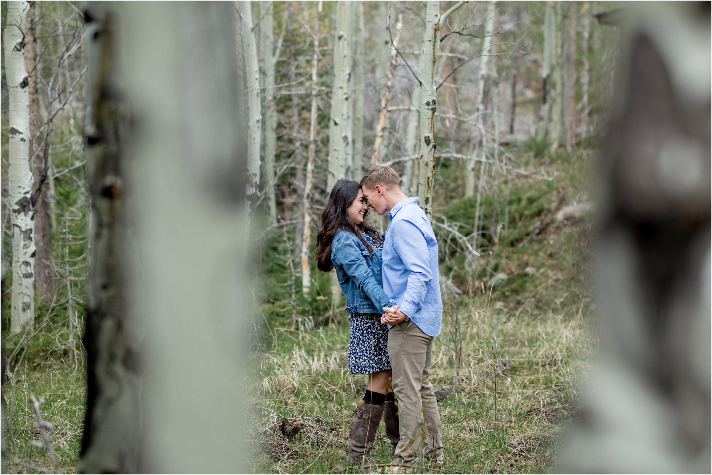Rocky Mountain National Park Engagement near Estes Park, Colorado Session by Greeley, Colorado Wedding Photographer