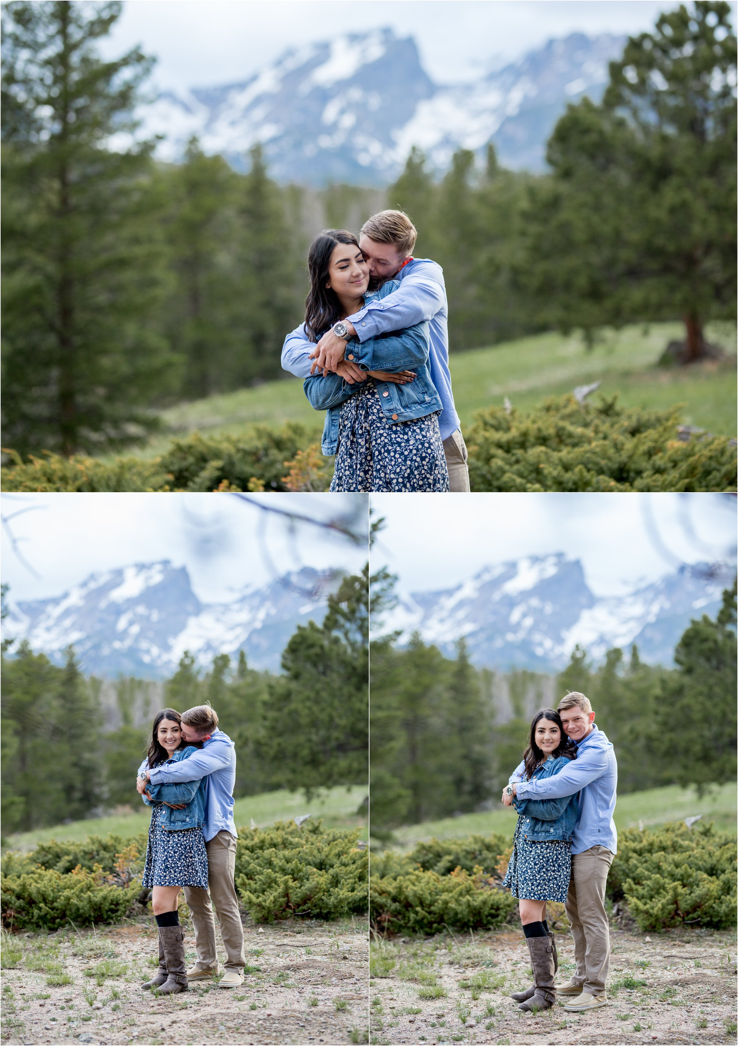 Rocky Mountain National Park Engagement near Estes Park, Colorado Session by Greeley, Colorado Wedding Photographer
