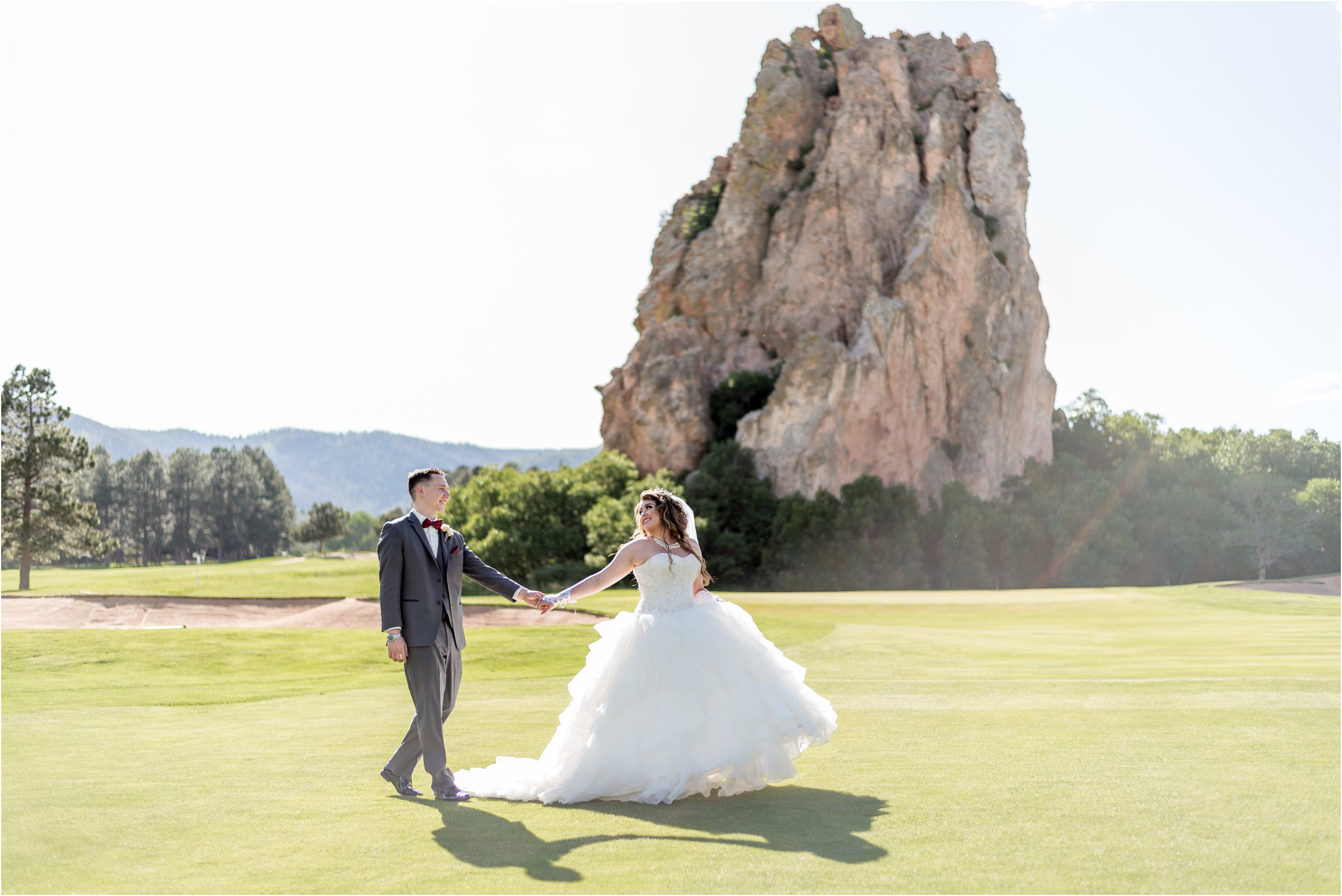Perry Park Country Club Wedding near Larkspur, Colorado by Greeley, Colorado Wedding Photographer