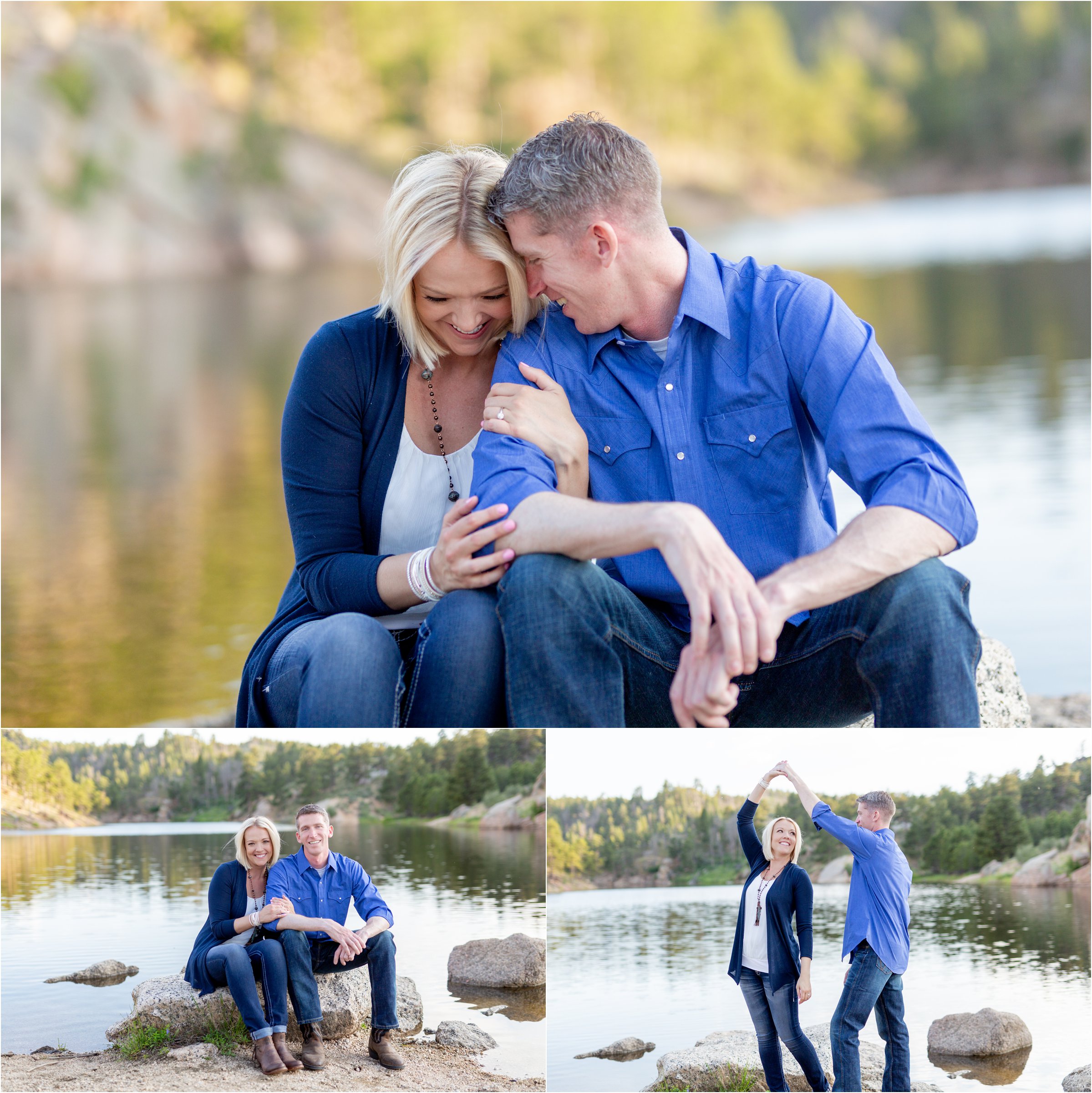 Cheyenne, Wyoming Engagement Session at Curt Gowdy State Park by Norther Colorado Wedding Photographer 
