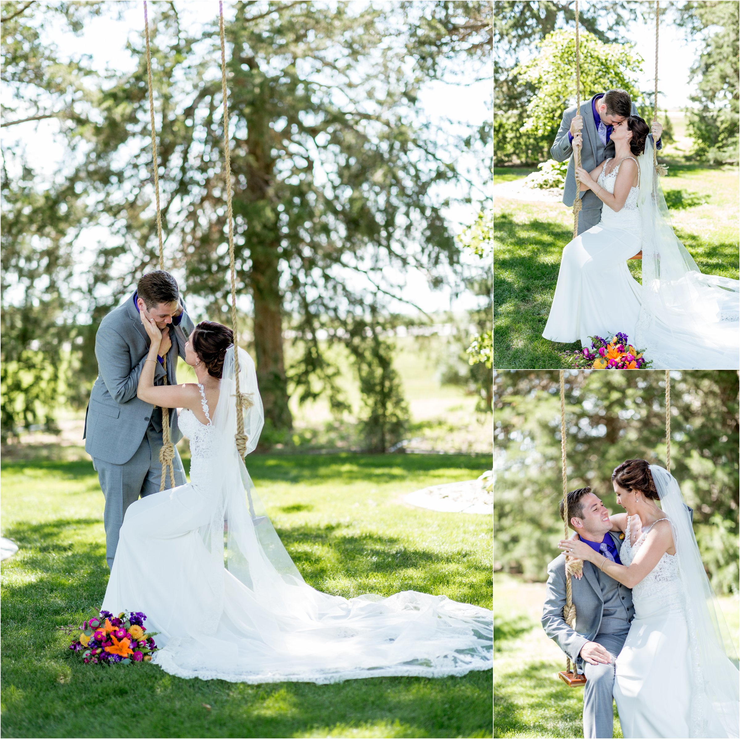 Outdoor Wedding Near Minden, Nebraska By Northern Colorado Wedding Photographer