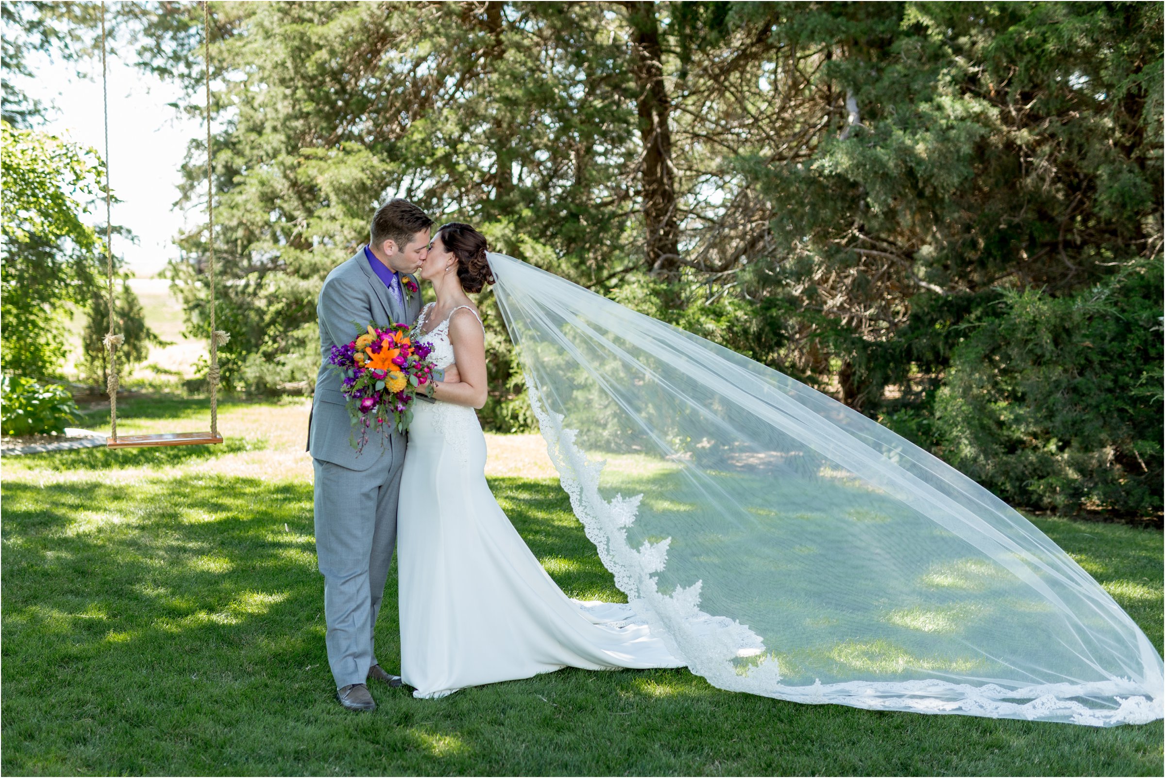 Outdoor Wedding Near Minden, Nebraska By Northern Colorado Wedding Photographer