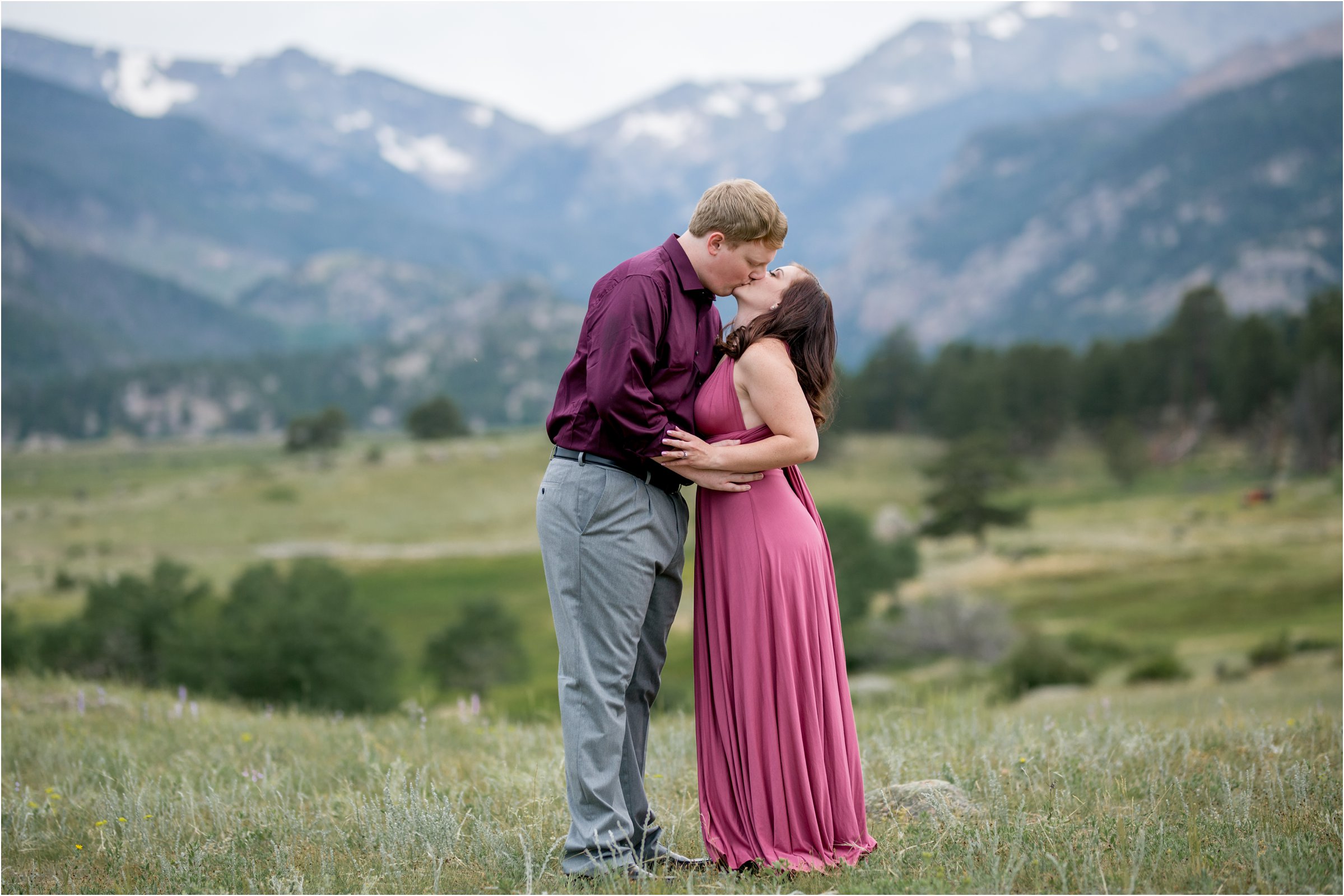 Estes Park Engagement Session in Rocky Mountain National Park by Greeley, Colorado Wedding Photographer