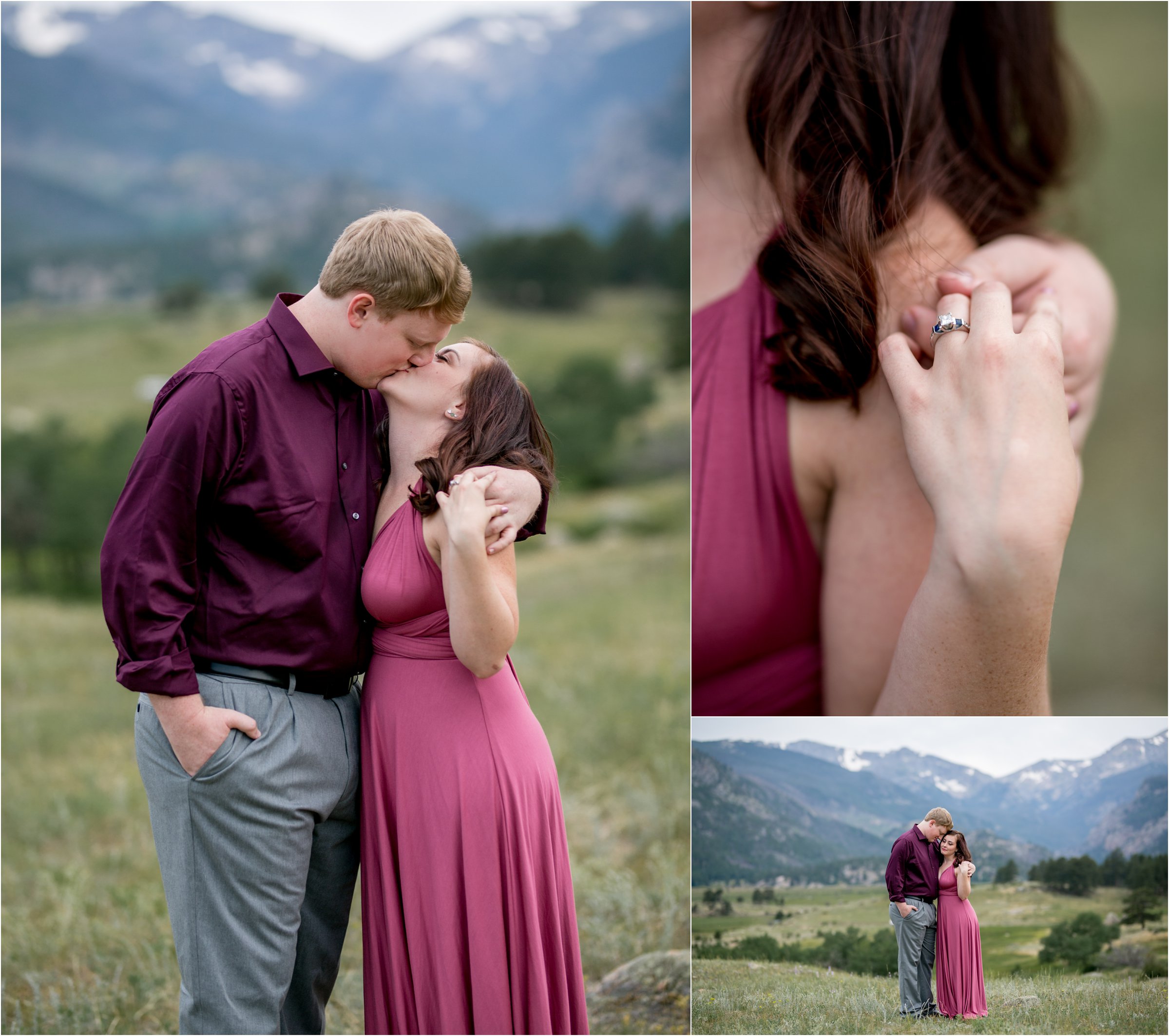 Estes Park Engagement Session in Rocky Mountain National Park by Greeley, Colorado Wedding Photographer