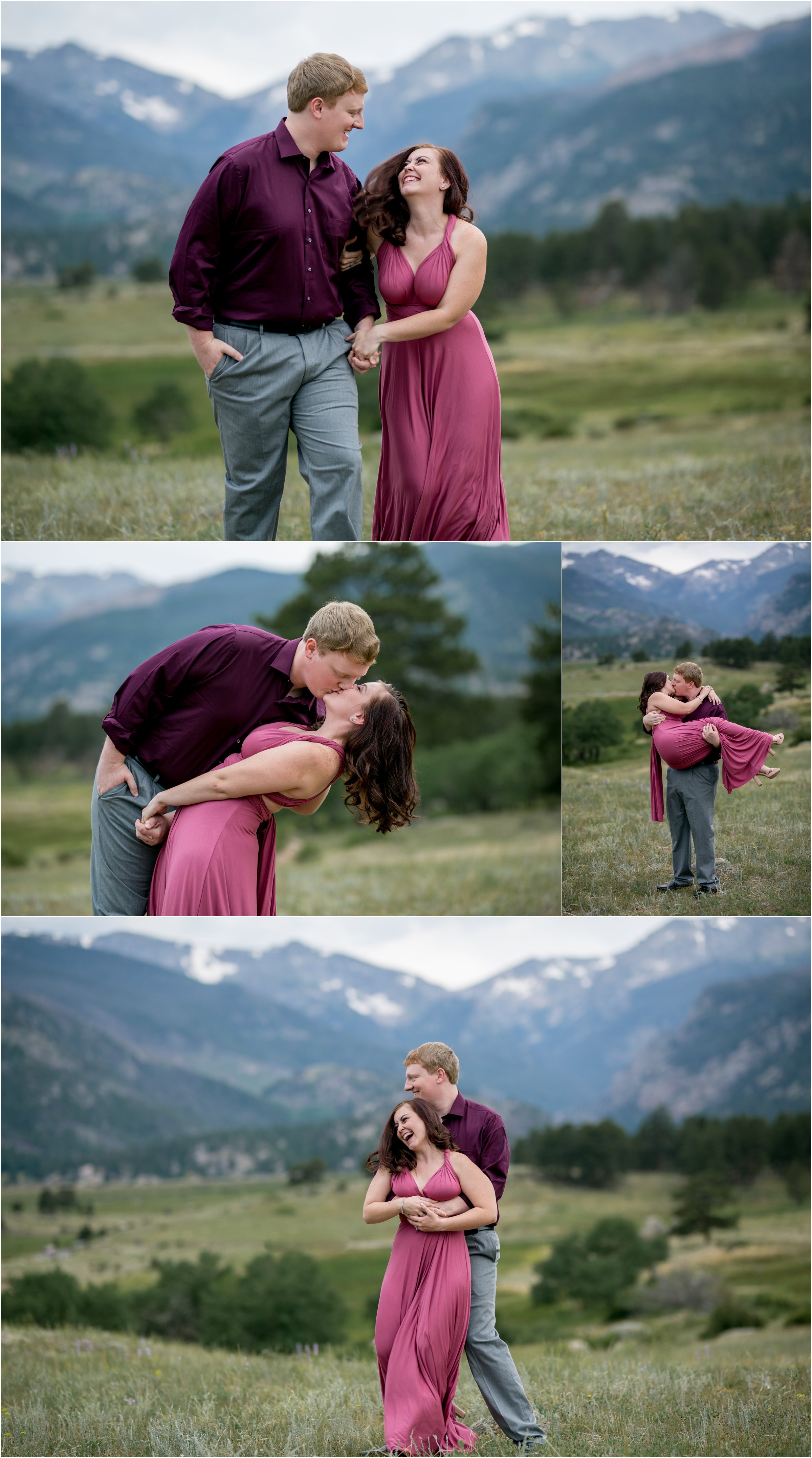 Estes Park Engagement Session in Rocky Mountain National Park by Greeley, Colorado Wedding Photographer