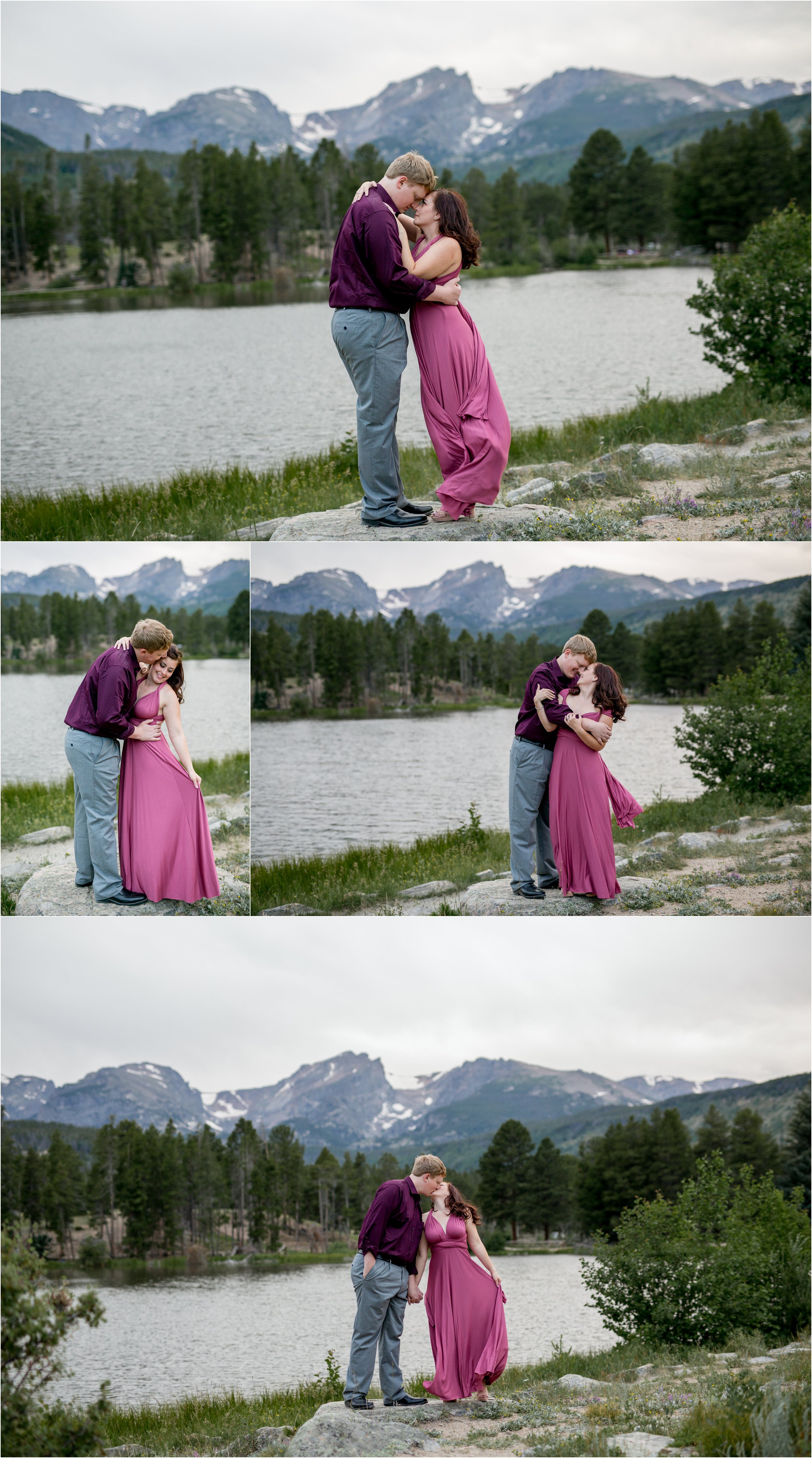 Estes Park Engagement Session in Rocky Mountain National Park by Greeley, Colorado Wedding Photographer