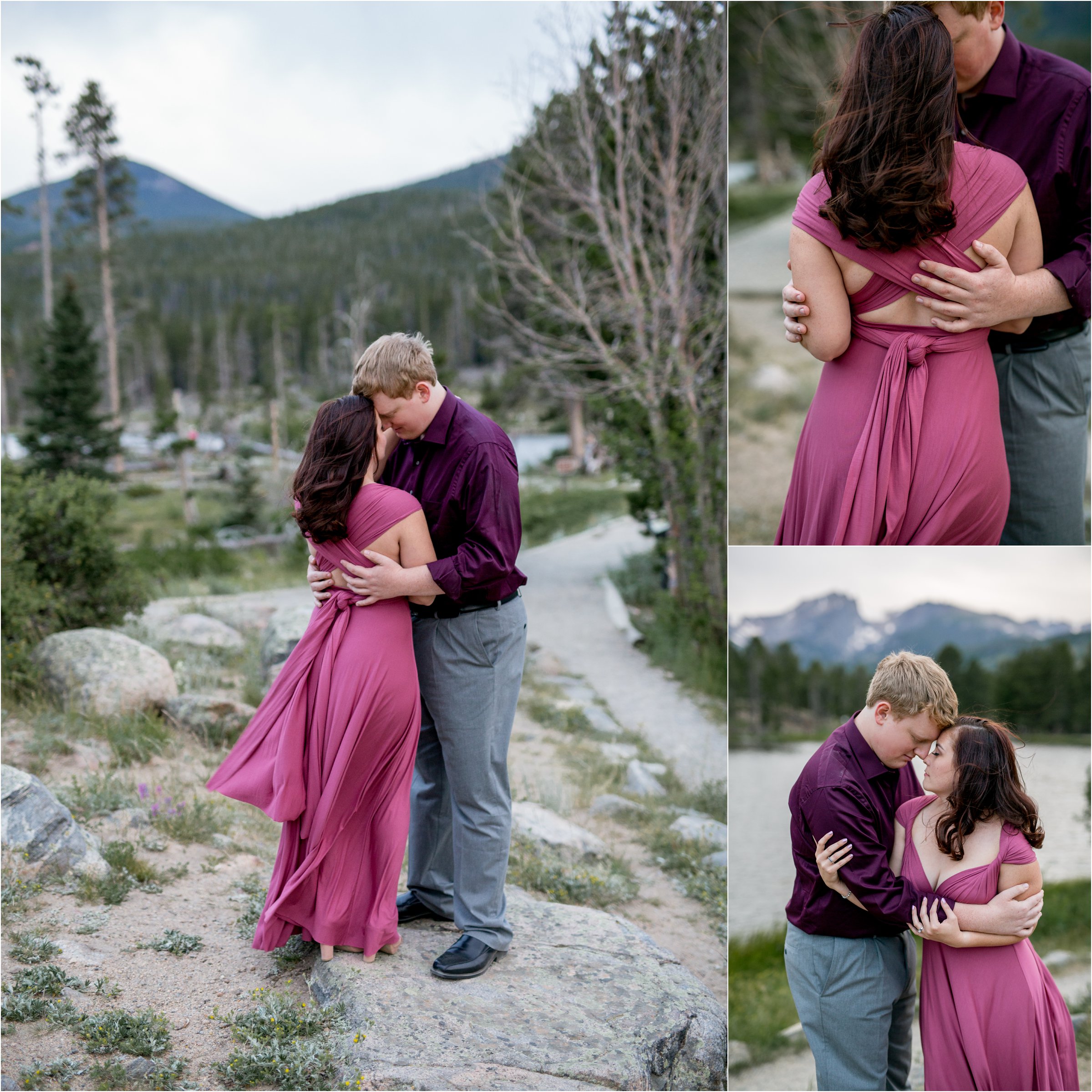 Estes Park Engagement Session in Rocky Mountain National Park by Greeley, Colorado Wedding Photographer