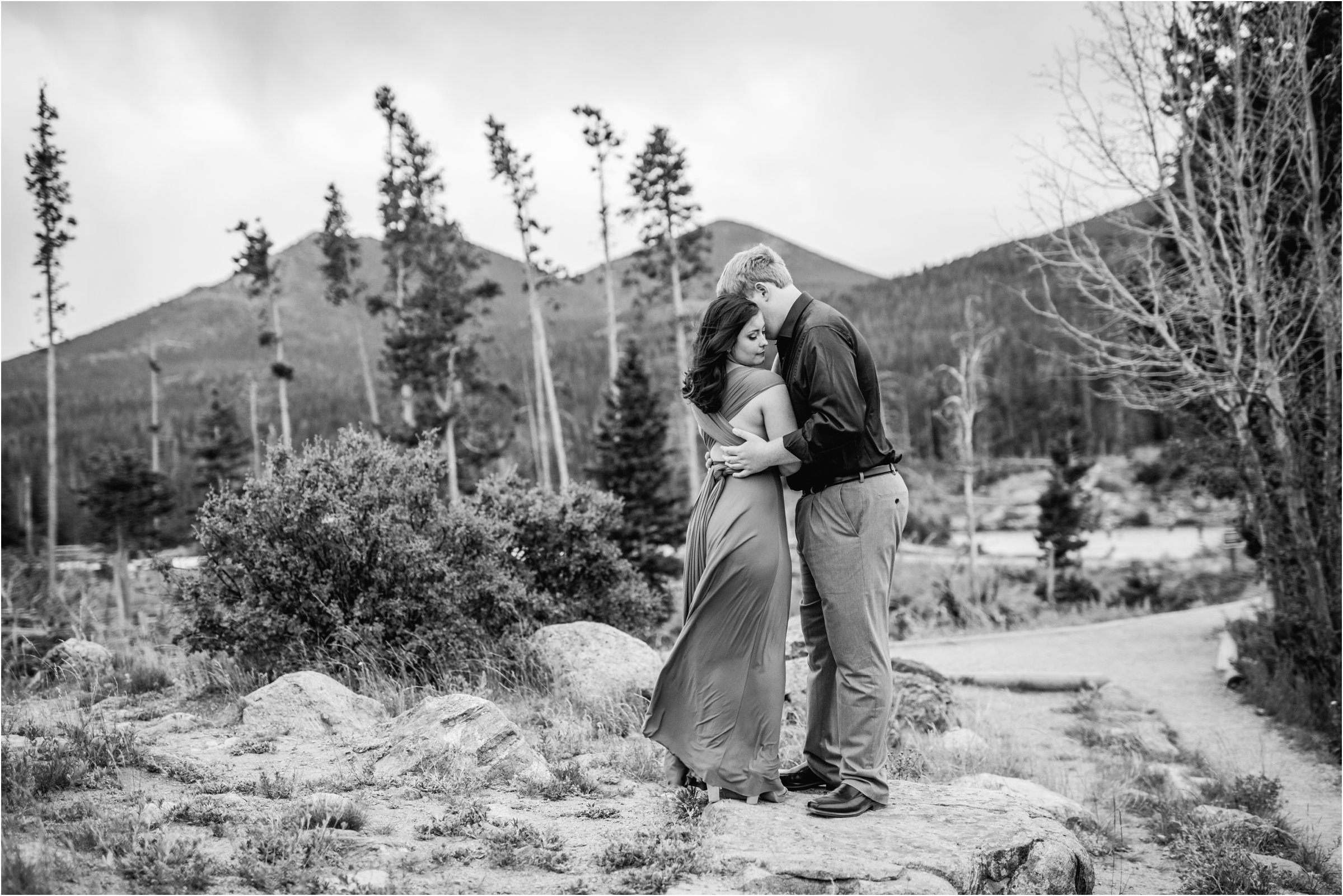 Estes Park Engagement Session in Rocky Mountain National Park by Greeley, Colorado Wedding Photographer