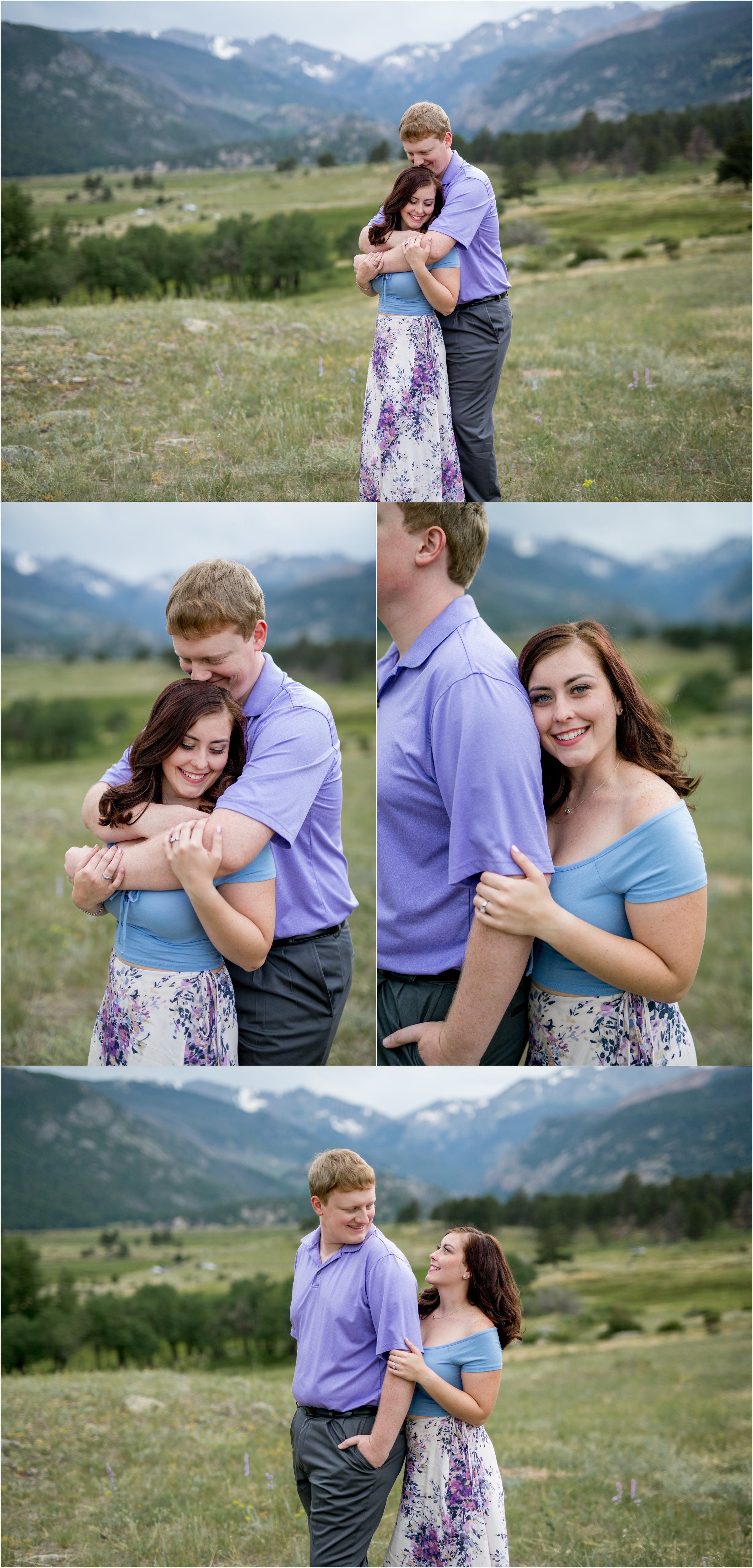 Estes Park Engagement Session in Rocky Mountain National Park by Greeley, Colorado Wedding Photographer