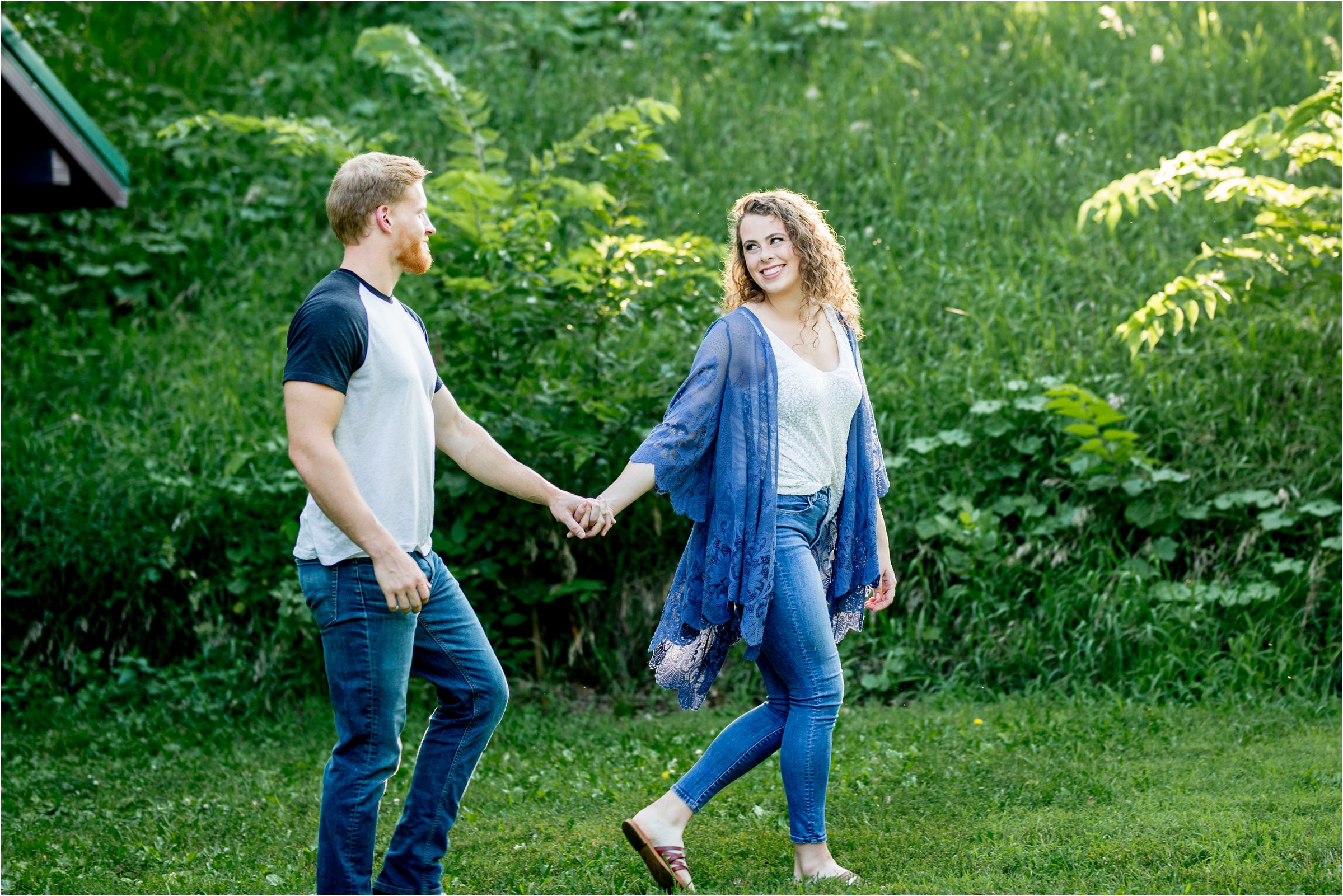 Lincoln, Nebraska Engagement Session at Pioneers Park by Greeley, Colorado Wedding Photographer