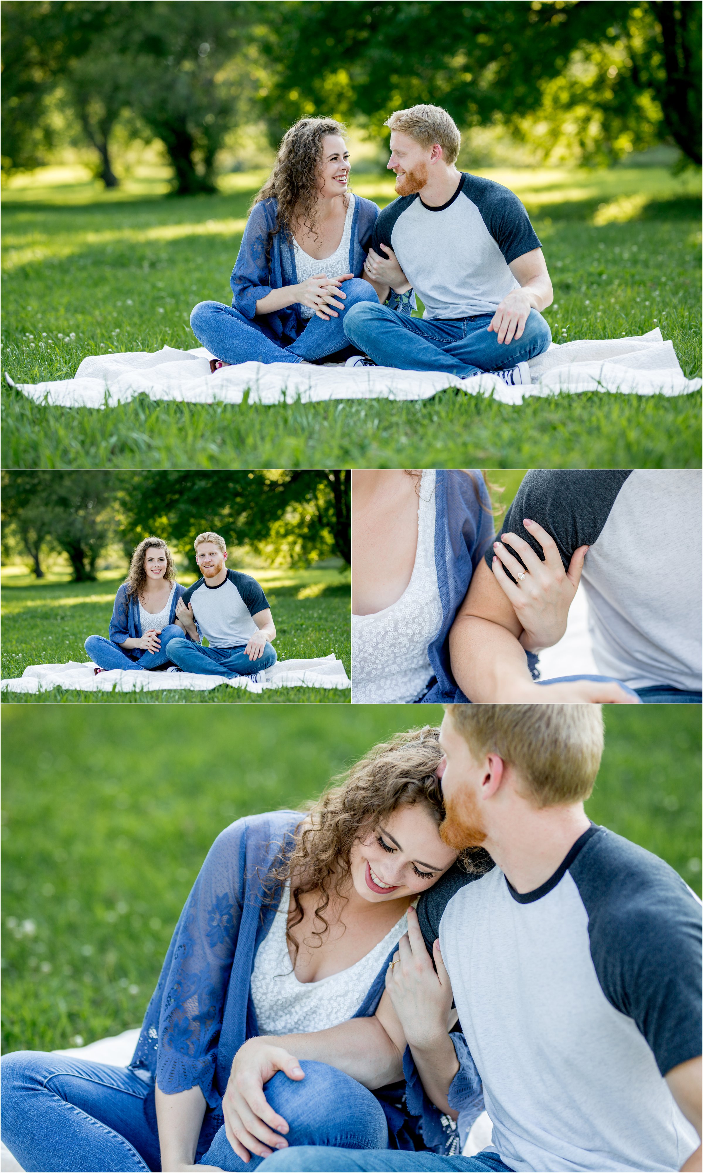 Lincoln, Nebraska Engagement Session at Pioneers Park by Greeley, Colorado Wedding Photographer