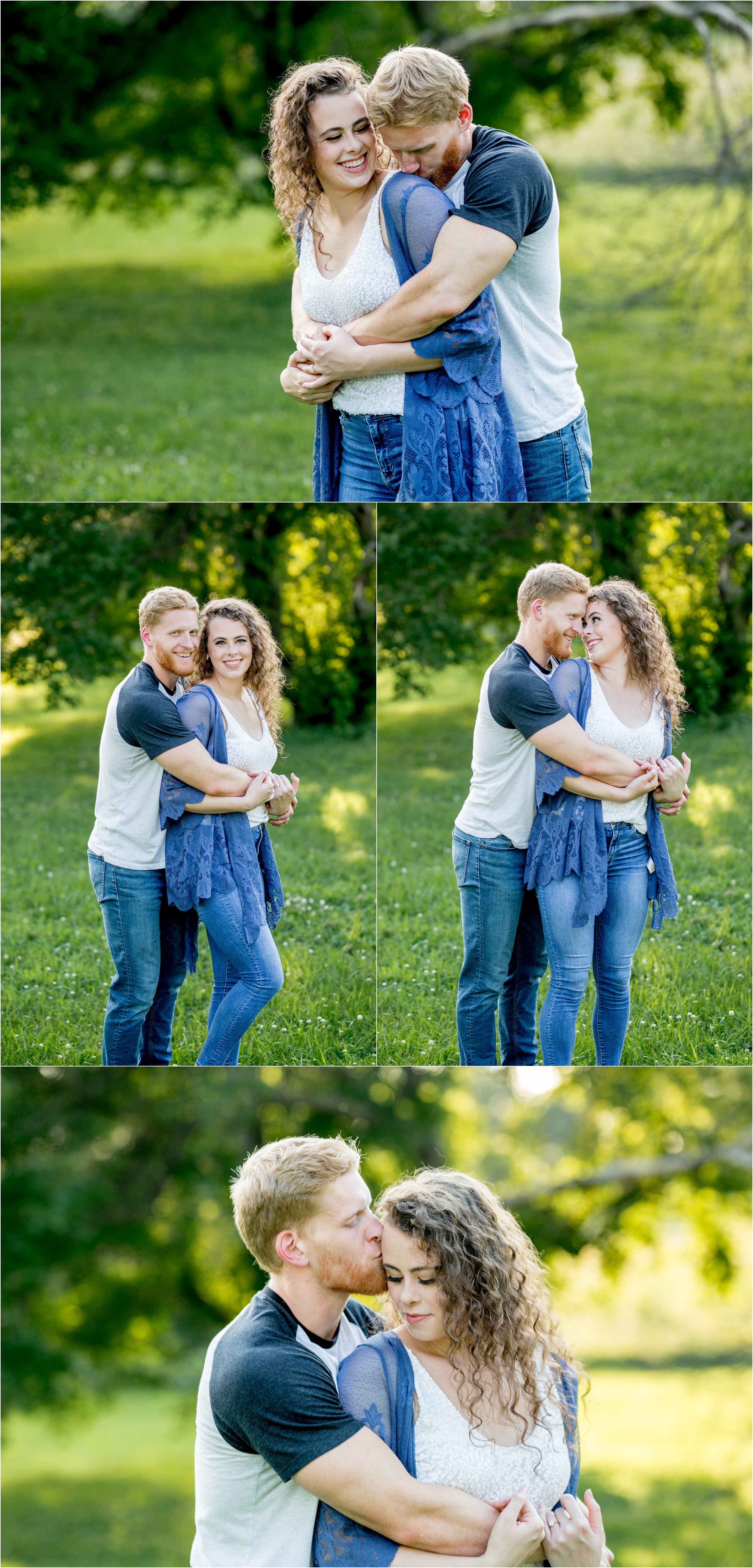 Lincoln, Nebraska Engagement Session at Pioneers Park by Greeley, Colorado Wedding Photographer