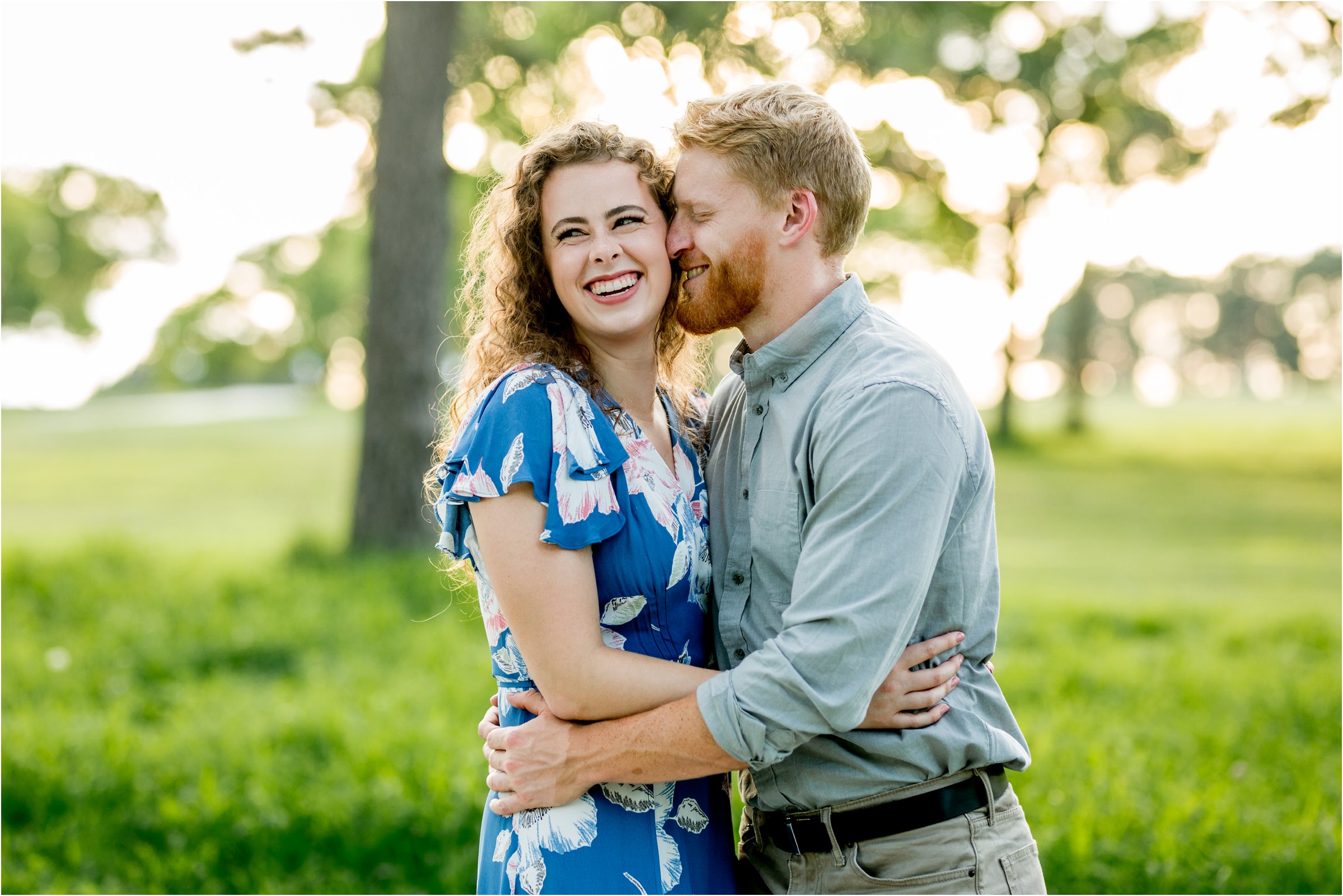 Lincoln, Nebraska Engagement Session at Pioneers Park by Greeley, Colorado Wedding Photographer