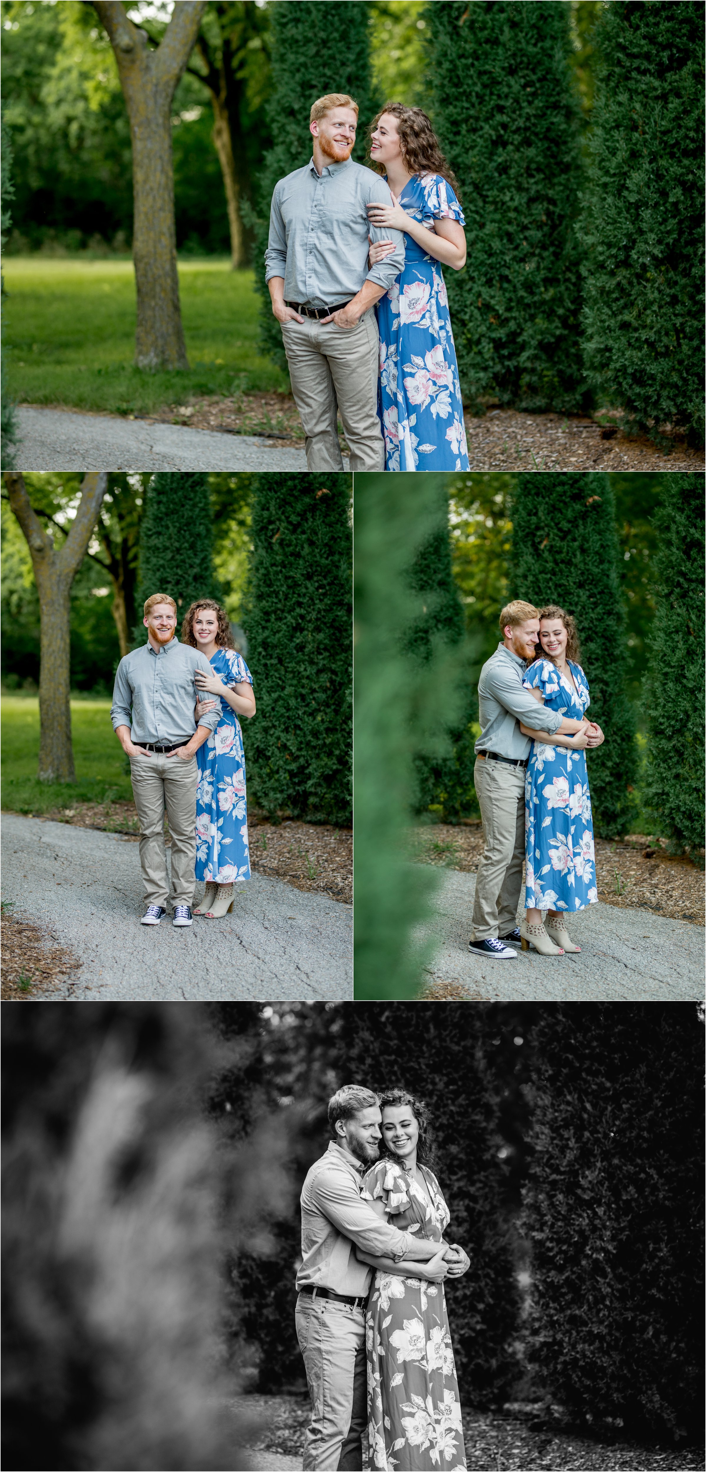 Lincoln, Nebraska Engagement Session at Pioneers Park by Greeley, Colorado Wedding Photographer