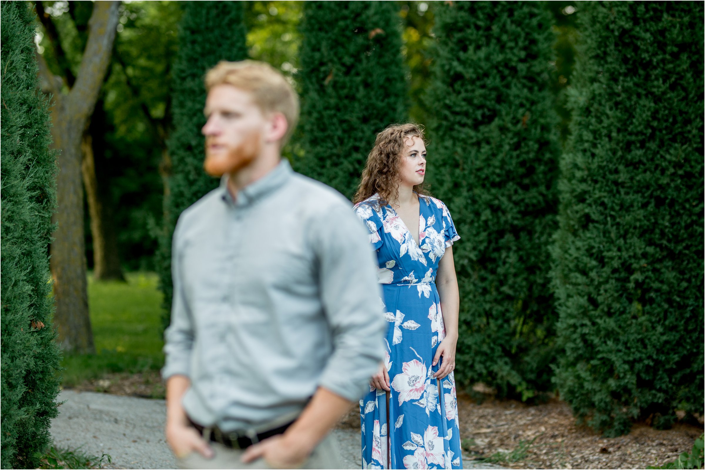 Lincoln, Nebraska Engagement Session at Pioneers Park by Greeley, Colorado Wedding Photographer