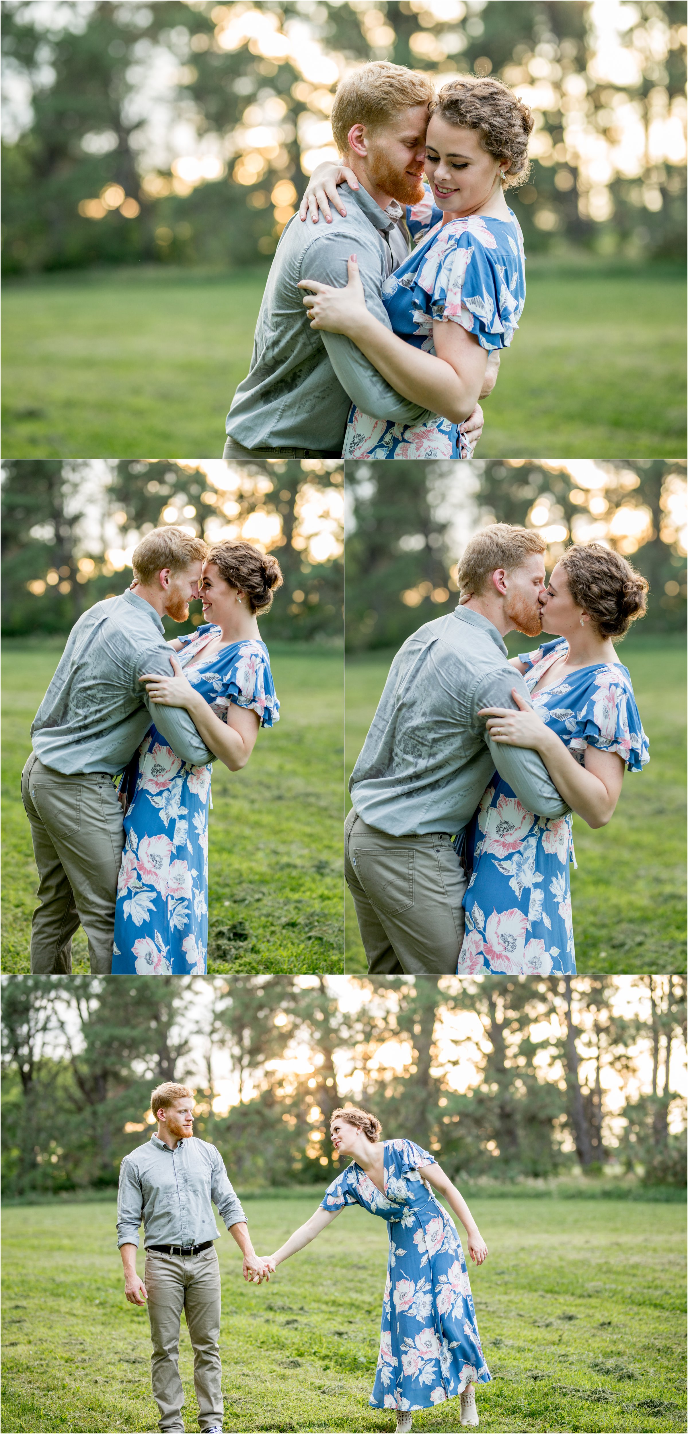 Lincoln, Nebraska Engagement Session at Pioneers Park by Greeley, Colorado Wedding Photographer