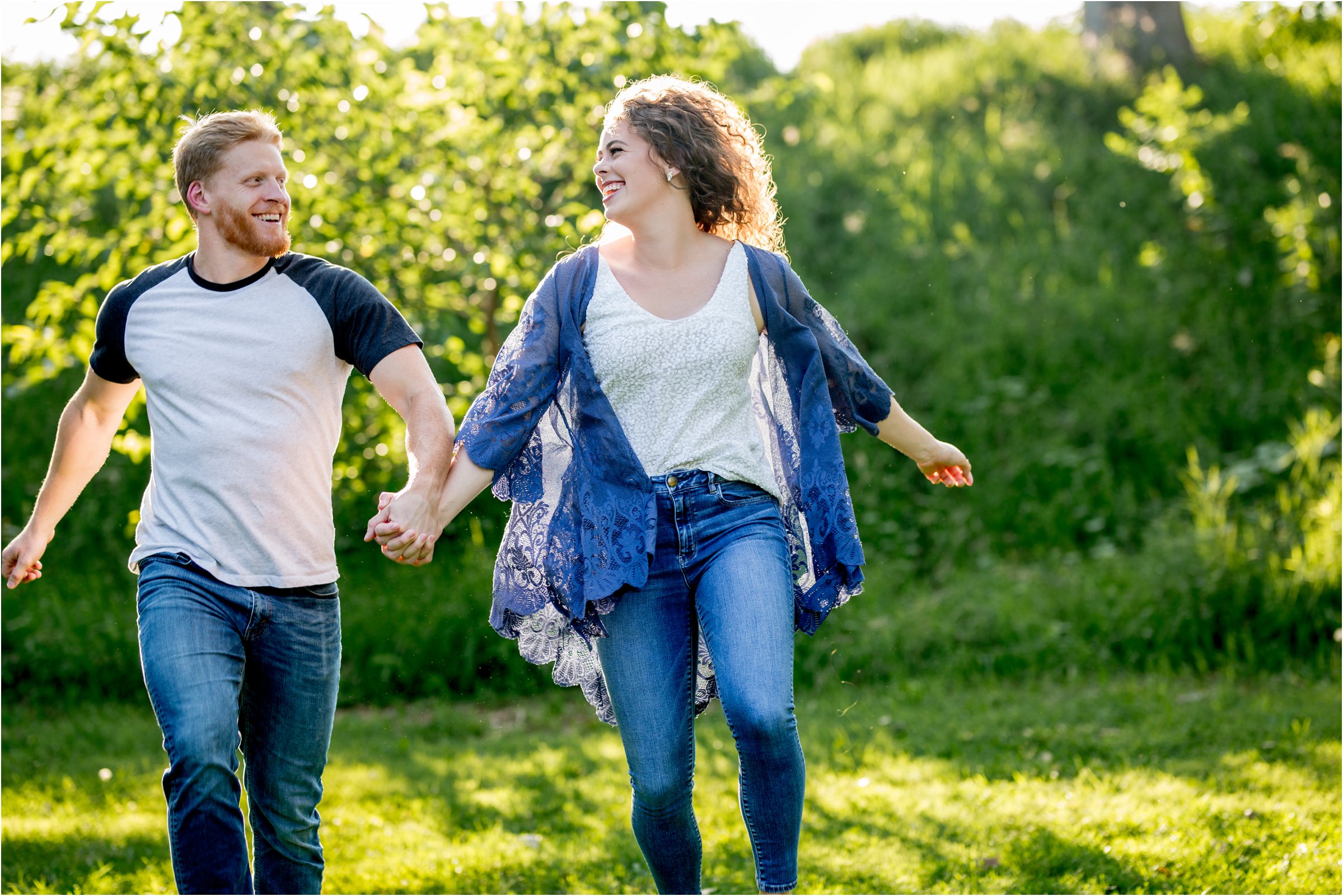 Lincoln, Nebraska Engagement Session at Pioneers Park by Greeley, Colorado Wedding Photographer