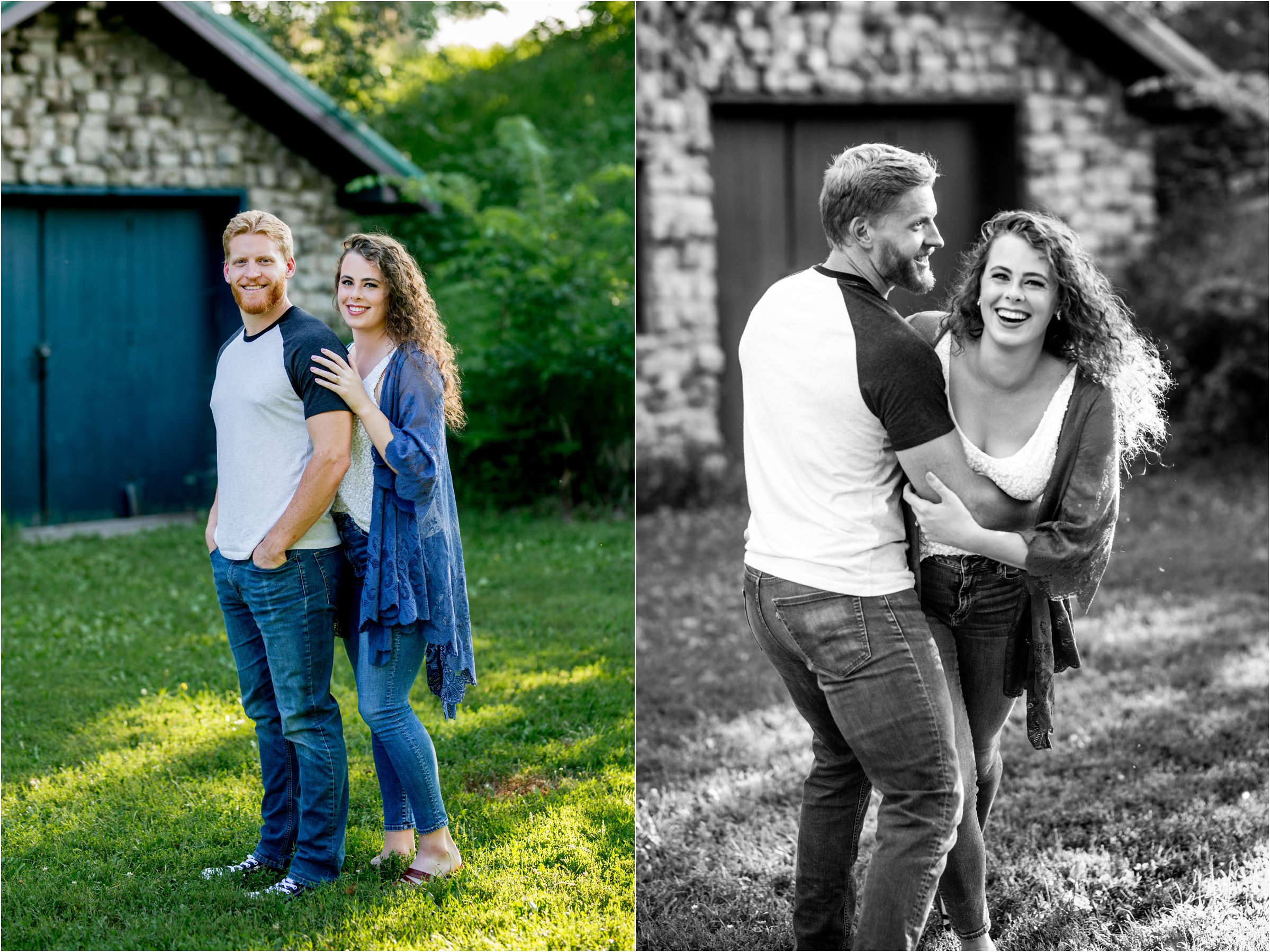 Lincoln, Nebraska Engagement Session at Pioneers Park by Greeley, Colorado Wedding Photographer