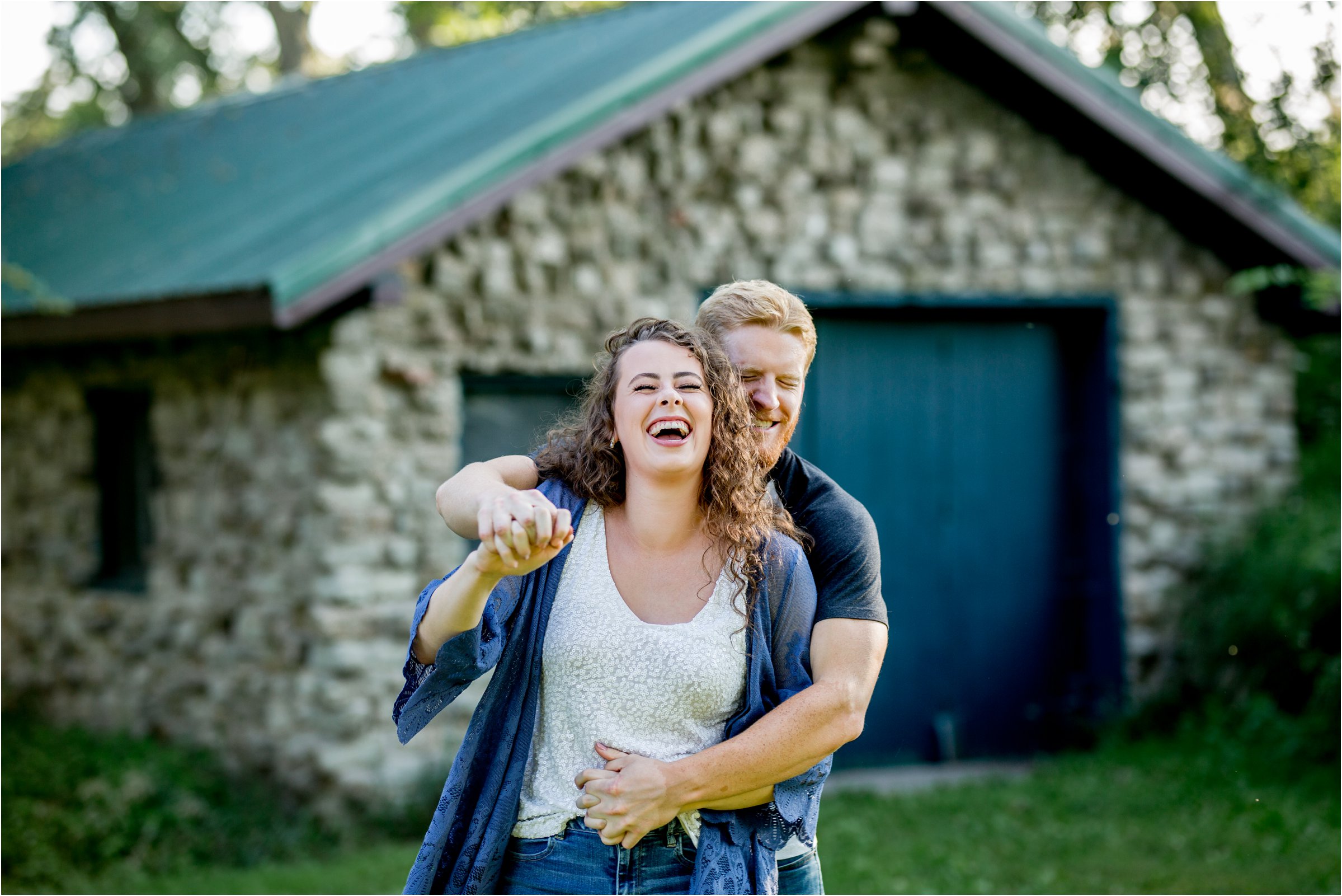 Lincoln, Nebraska Engagement Session at Pioneers Park by Greeley, Colorado Wedding Photographer