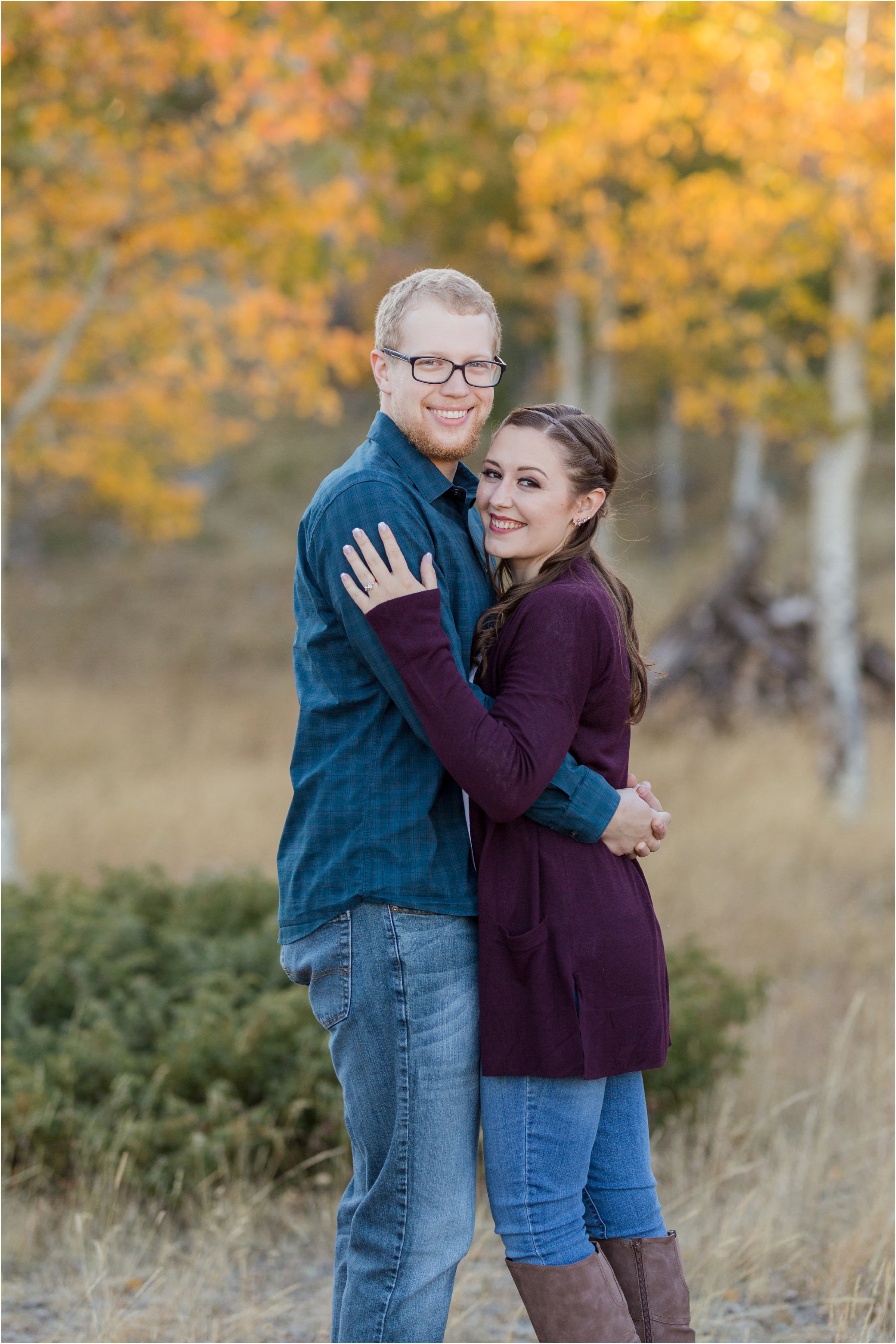 Rocky Mountain National Park Engagement Session by Greeley, Colorado Wedding Photographer 