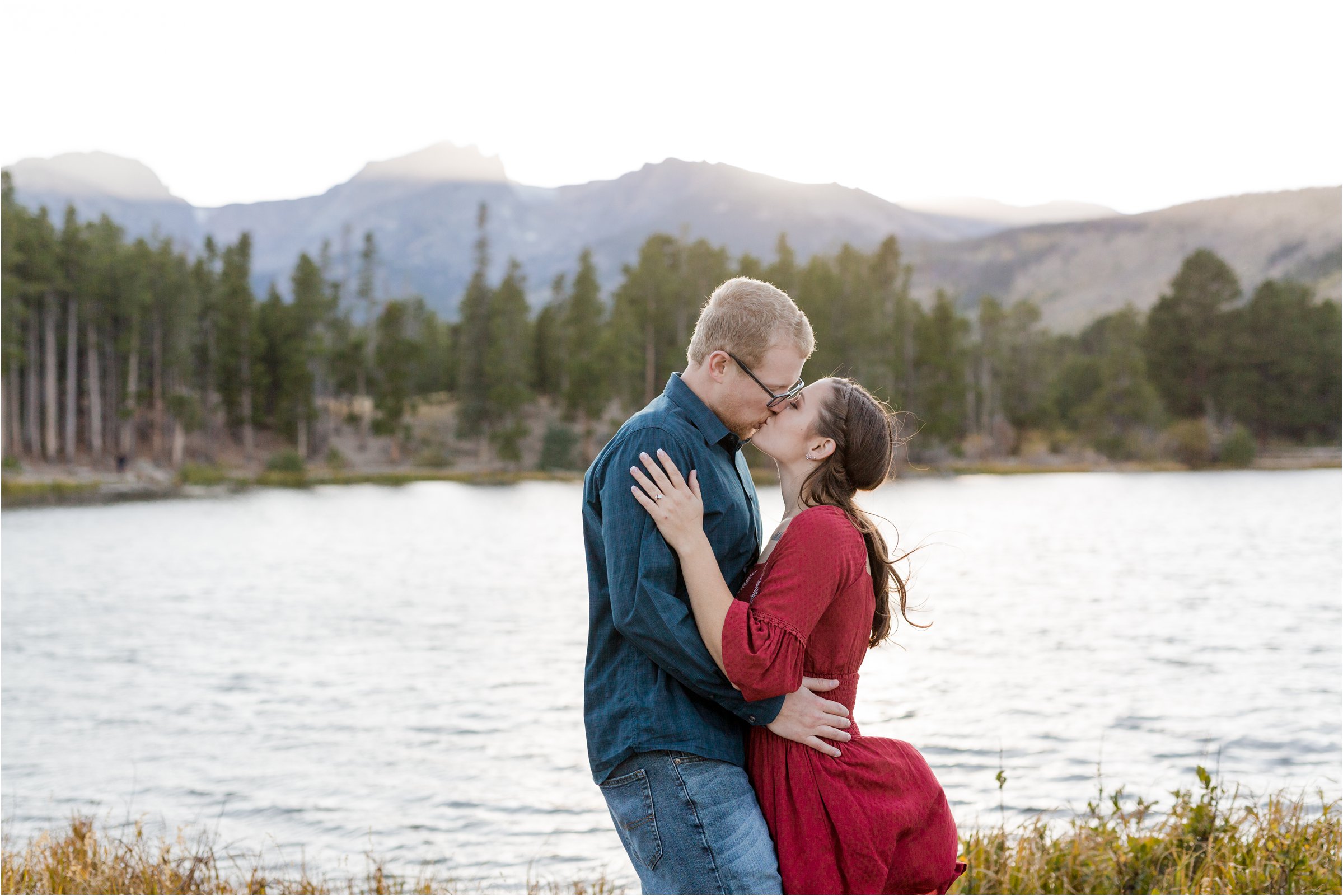 Rocky Mountain National Park Engagement Session by Greeley, Colorado Wedding Photographer 