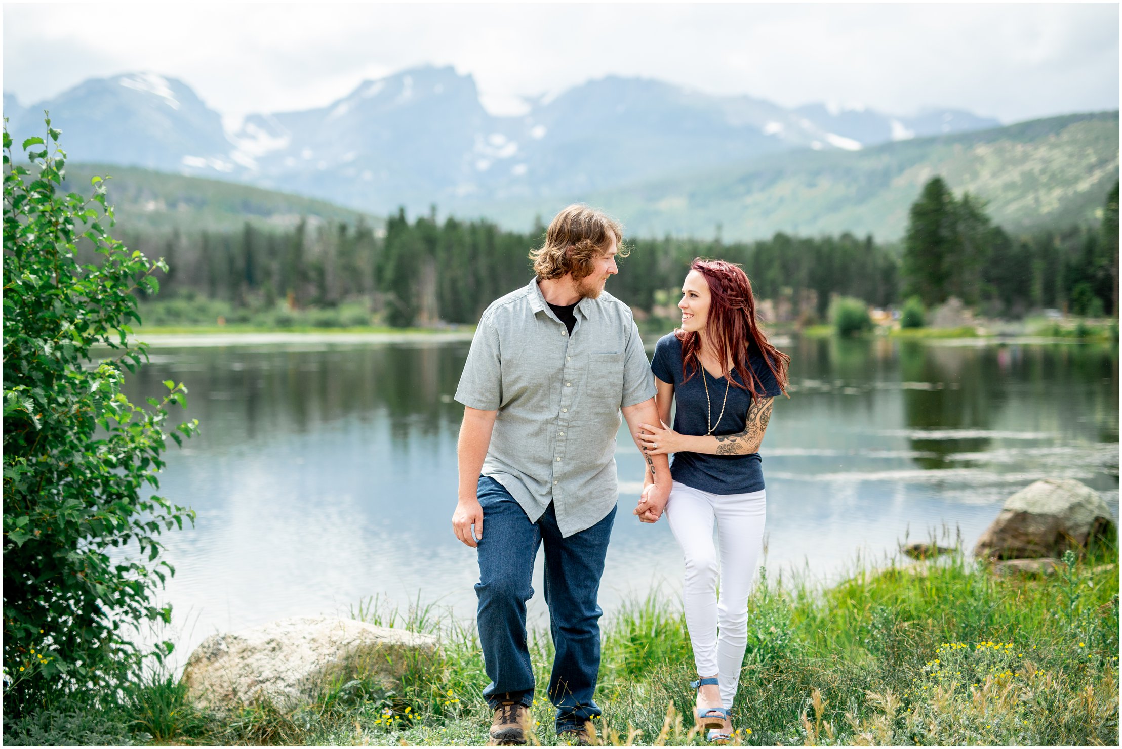 Adventure Engagement Session in RMNP near Estes Park Colorado