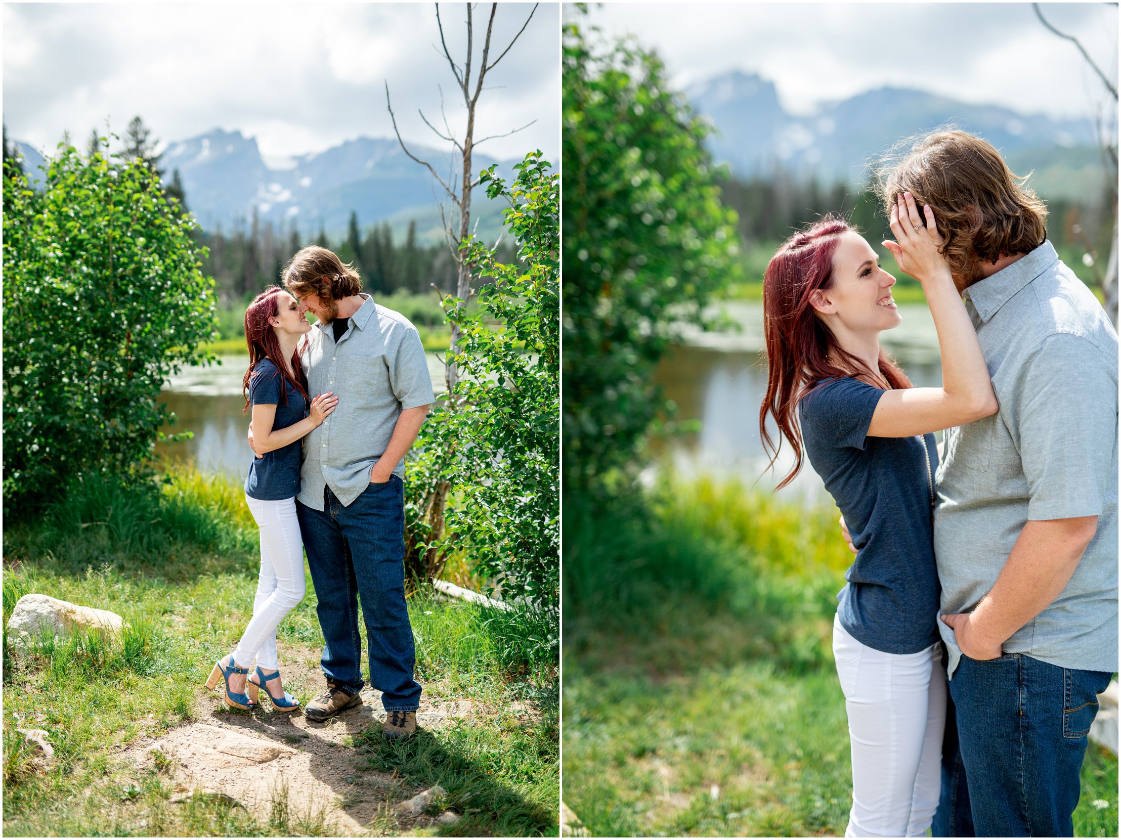 Adventure Engagement Session in RMNP near Estes Park Colorado