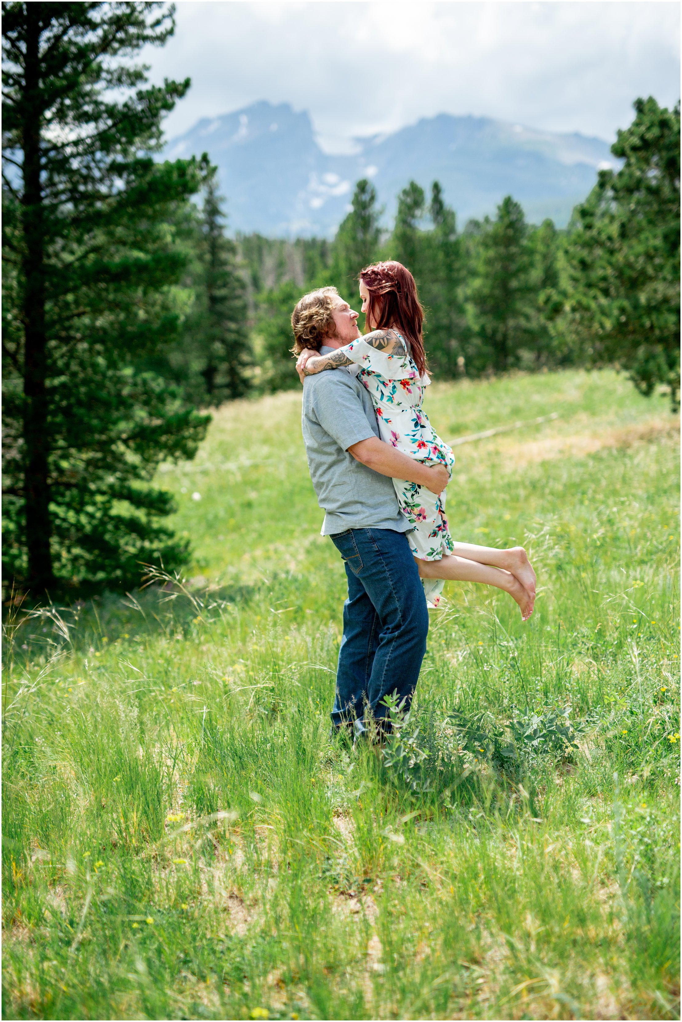 Adventure Engagement Session in RMNP near Estes Park Colorado