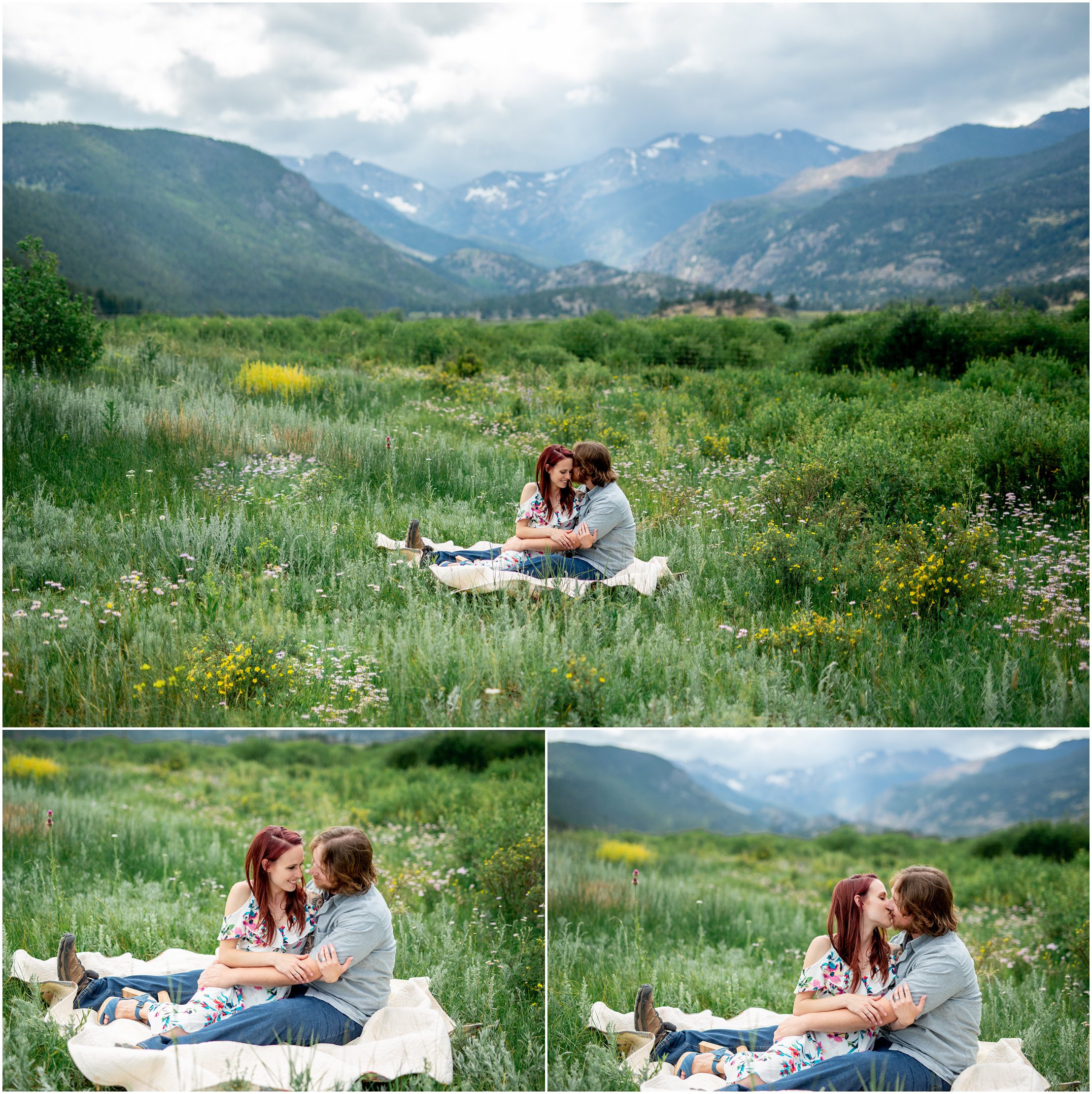 Adventure Engagement Session in RMNP near Estes Park Colorado