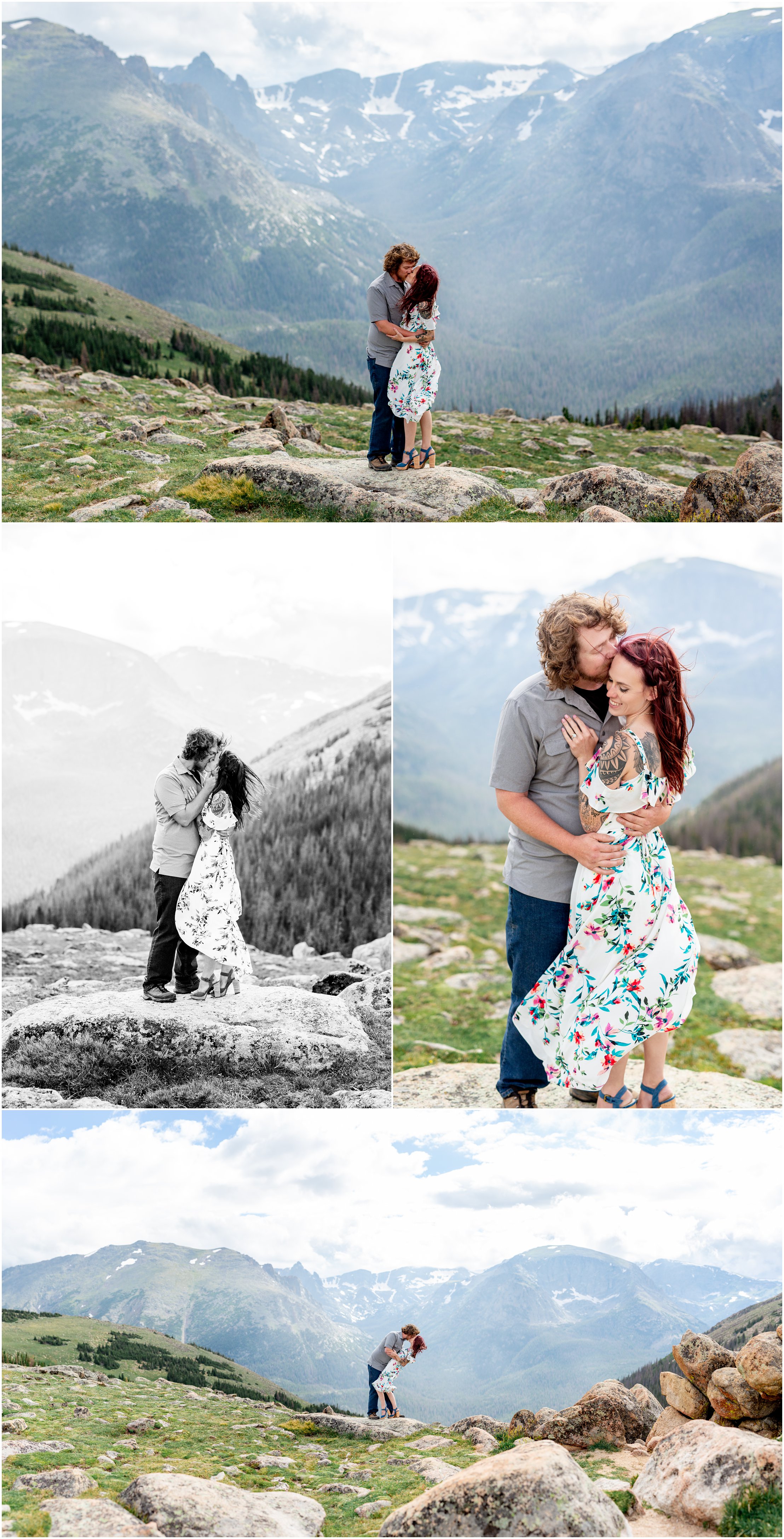 Adventure Engagement Session in RMNP near Estes Park Colorado