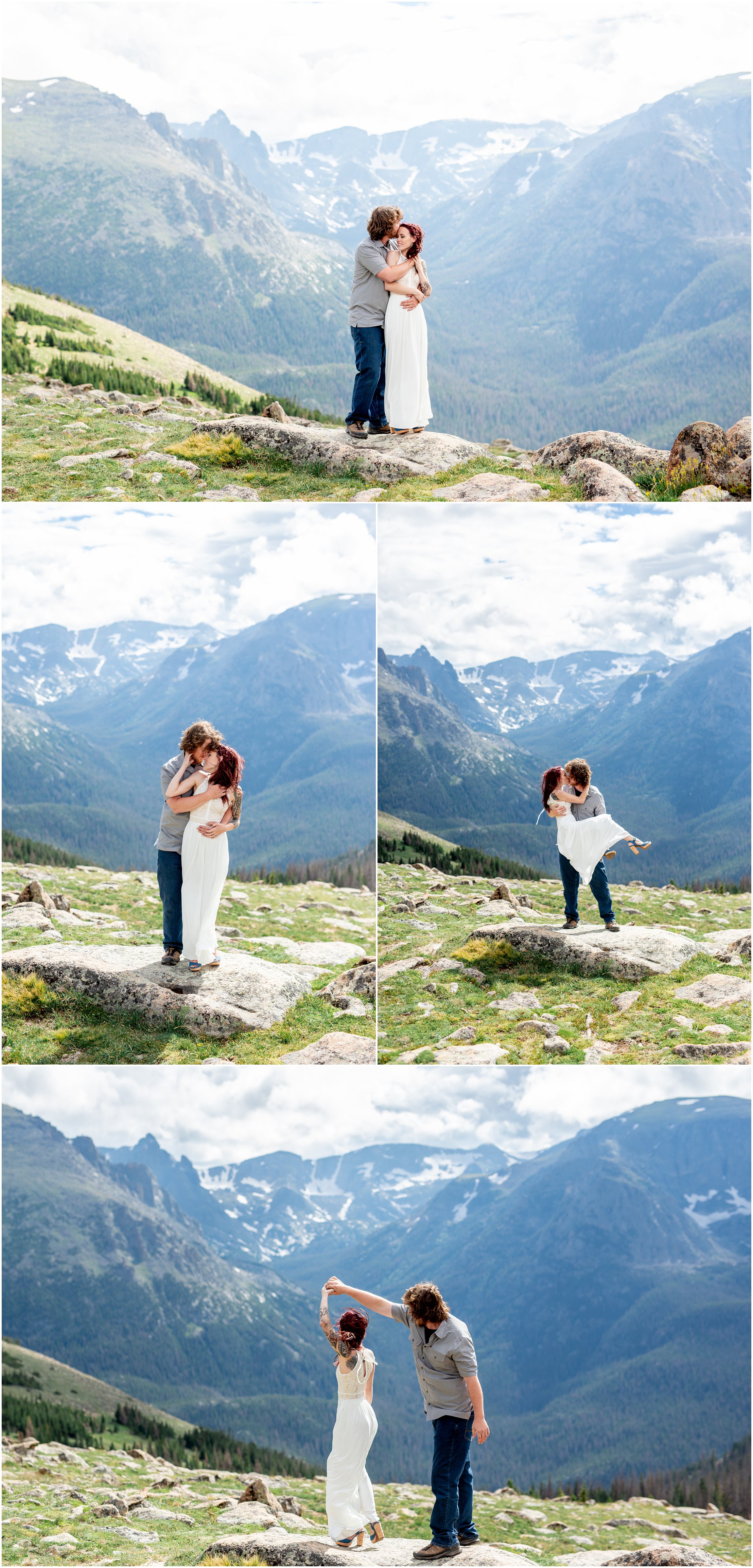 Adventure Engagement Session in RMNP near Estes Park Colorado