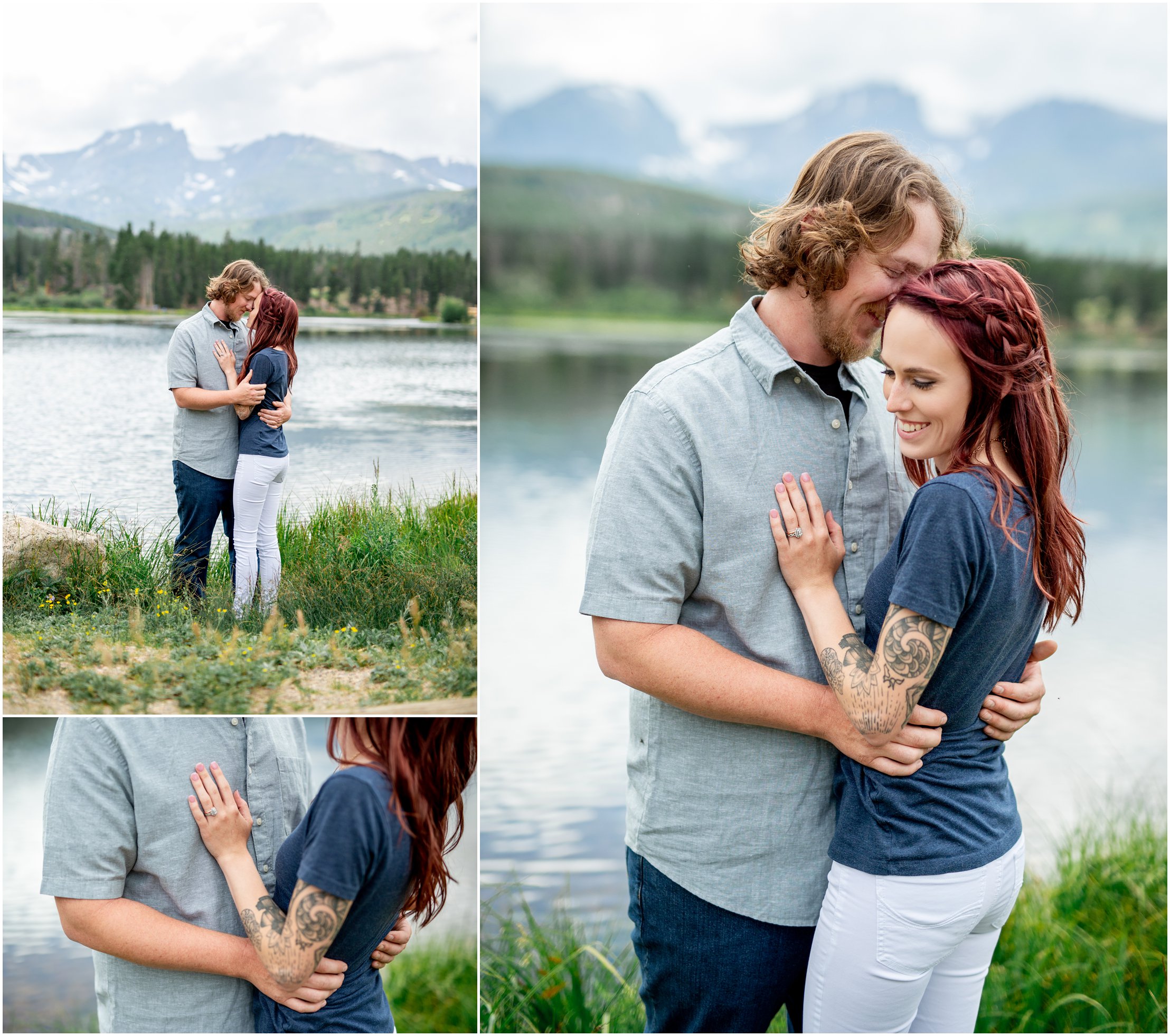 Adventure Engagement Session in RMNP near Estes Park Colorado