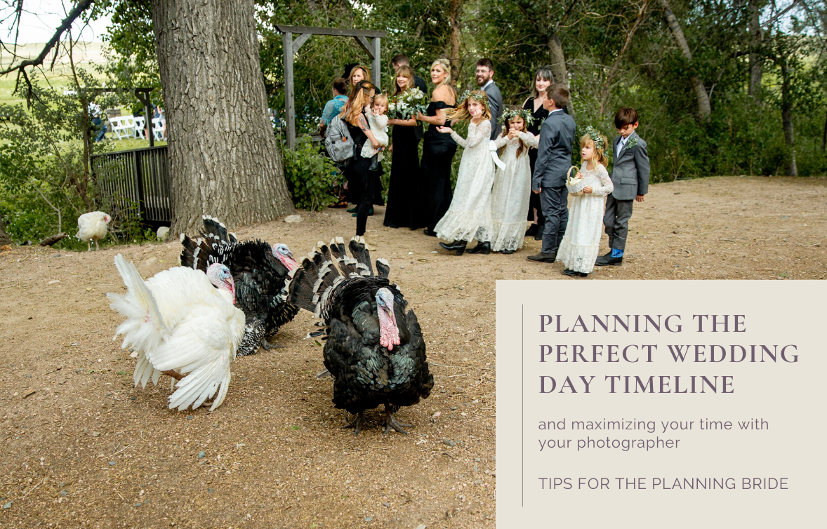 planning the perfect wedding day timeline