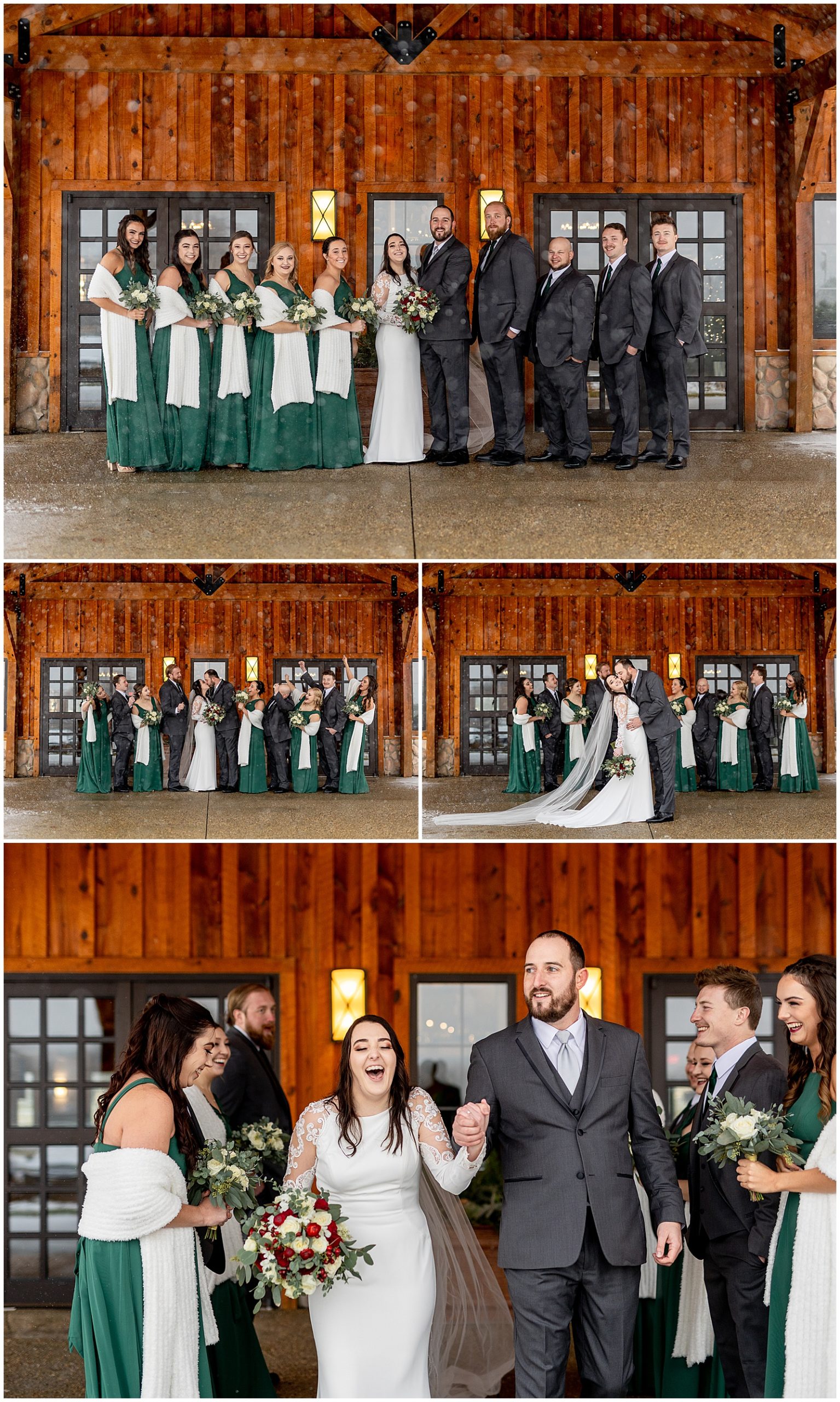Winter Wedding at Country Celebrations Sioux CIty Iowa
