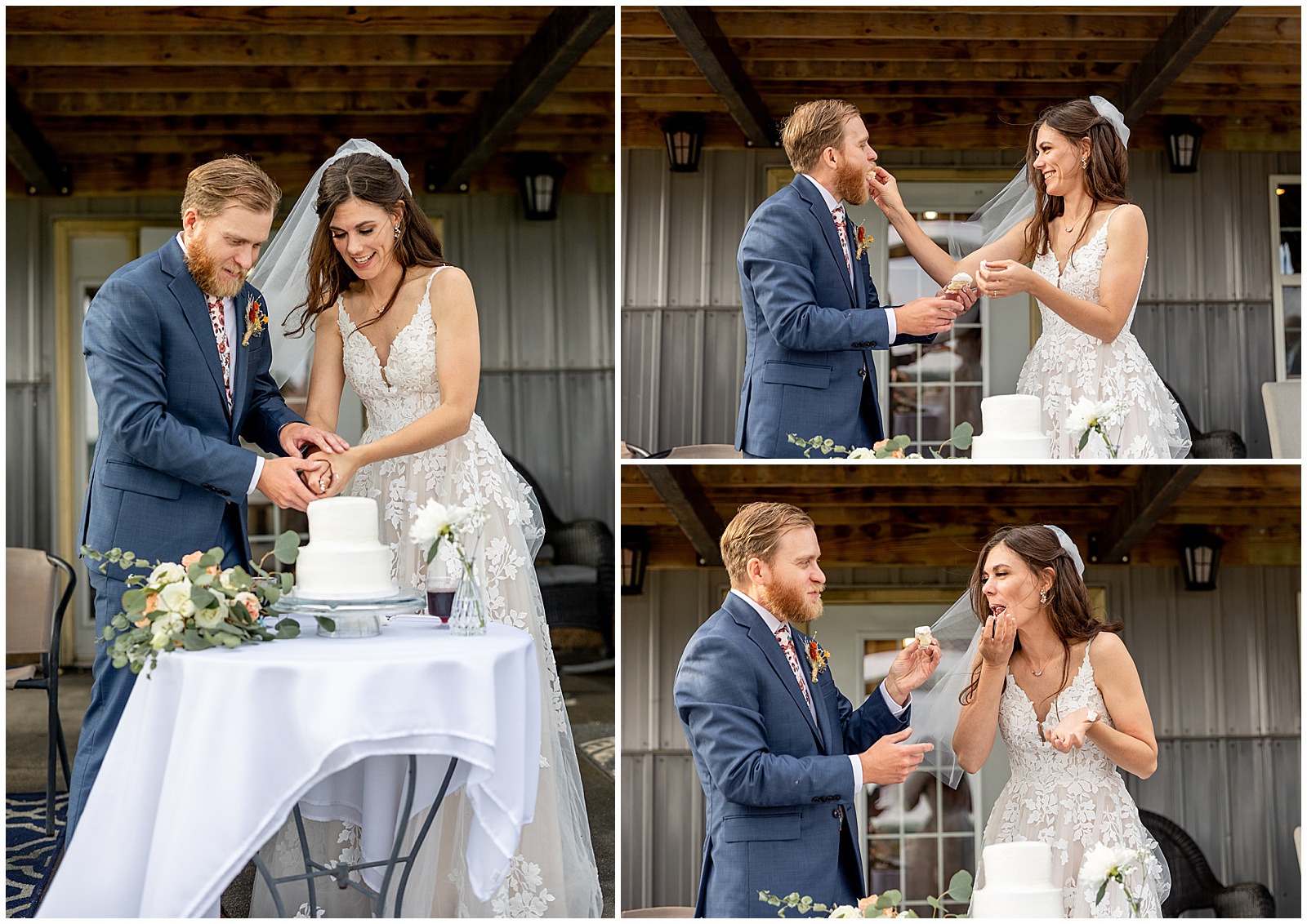 Wedding at Rustic River Winery in Lake View Iowa photographed by Iowa wedding photographer