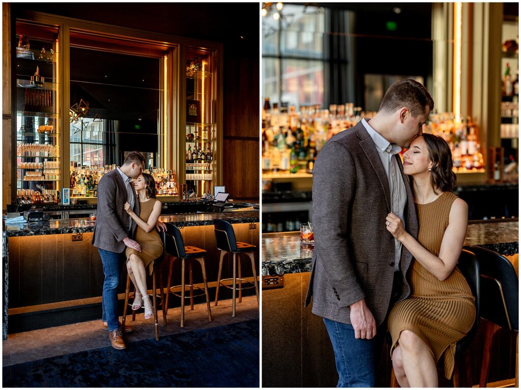 Farnam Hotel engagement session