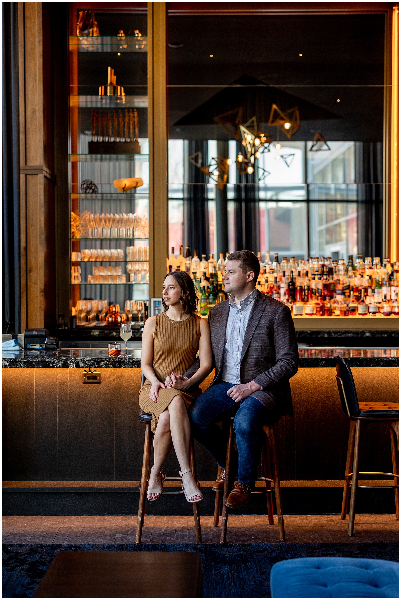 Farnam Hotel engagement session