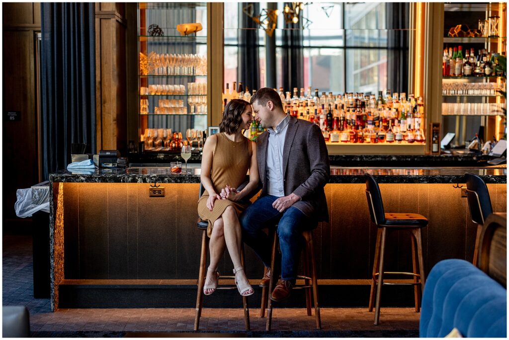 Farnam Hotel engagement session