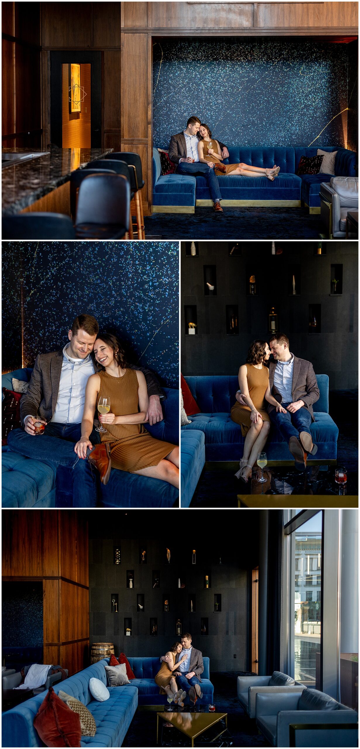 Farnam Hotel engagement session